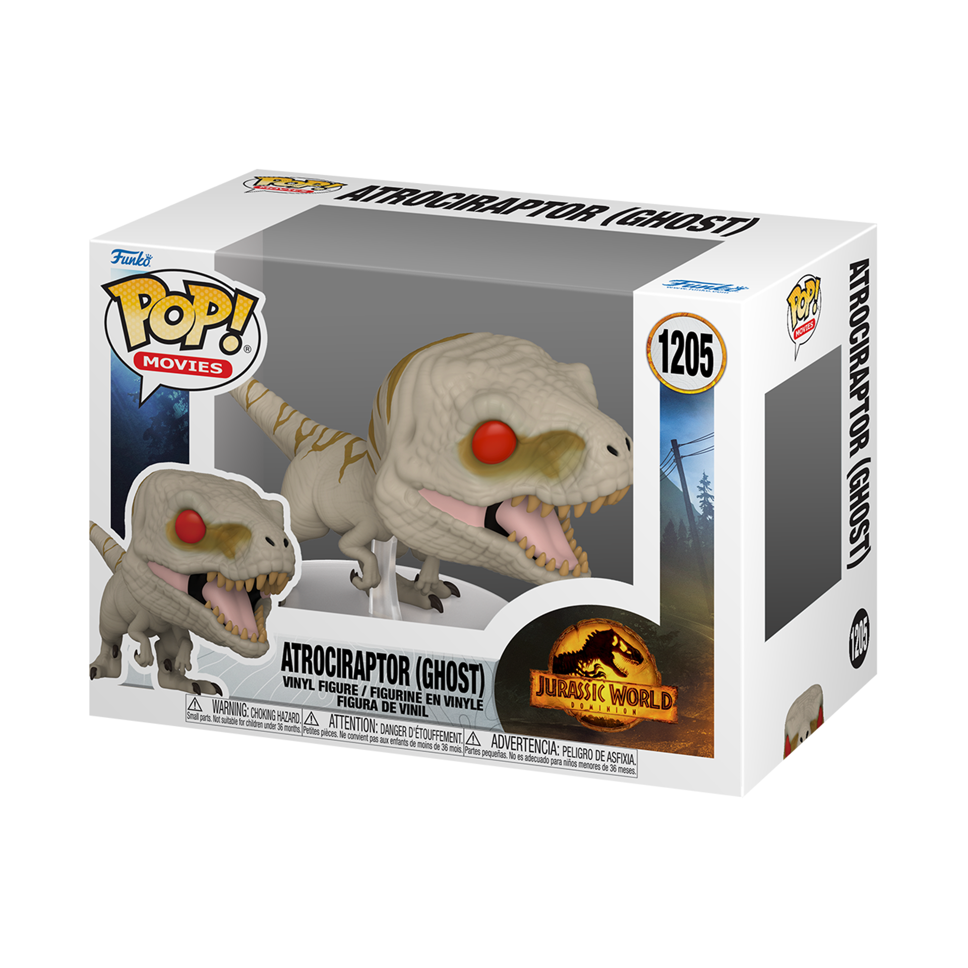 Funko Pop! Movies: Jurassic World: Dominion - Atrociraptor (Ghost) - flash vidéo