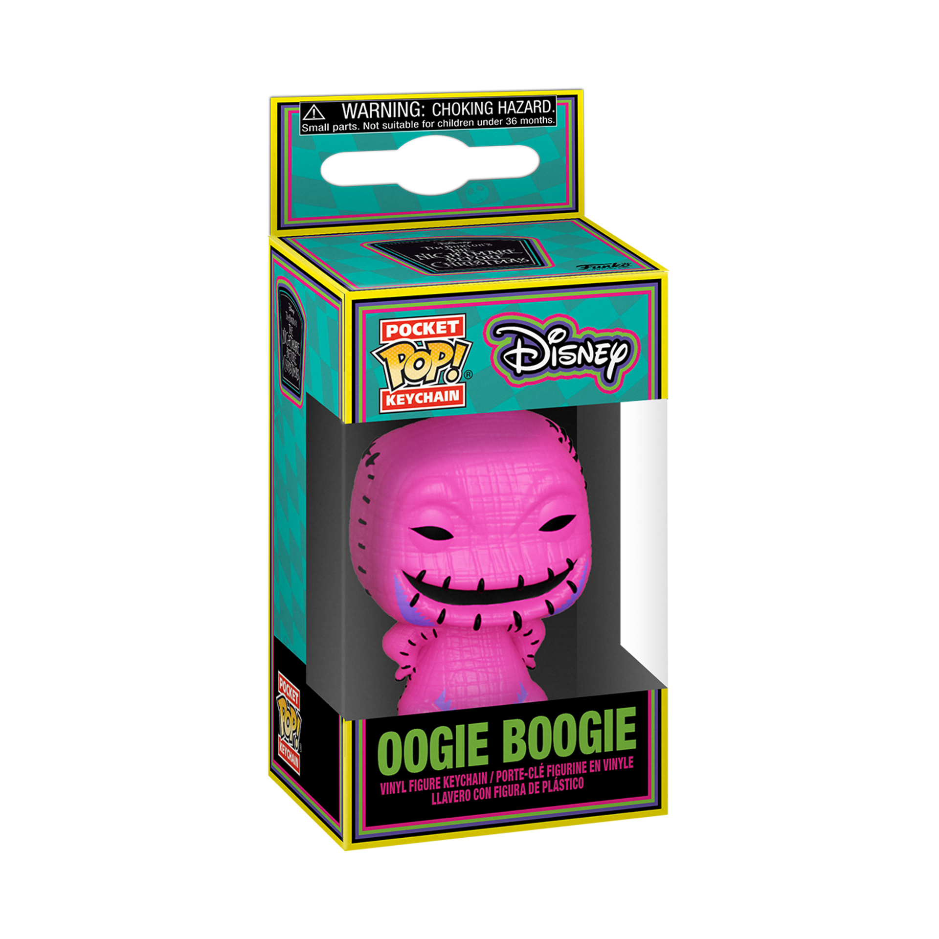 Funko Pocket Pop! Keychain: The Nightmare Before Christmas - Oogie Boogie (Blacklight) ENG Merchandising - flash vidéo