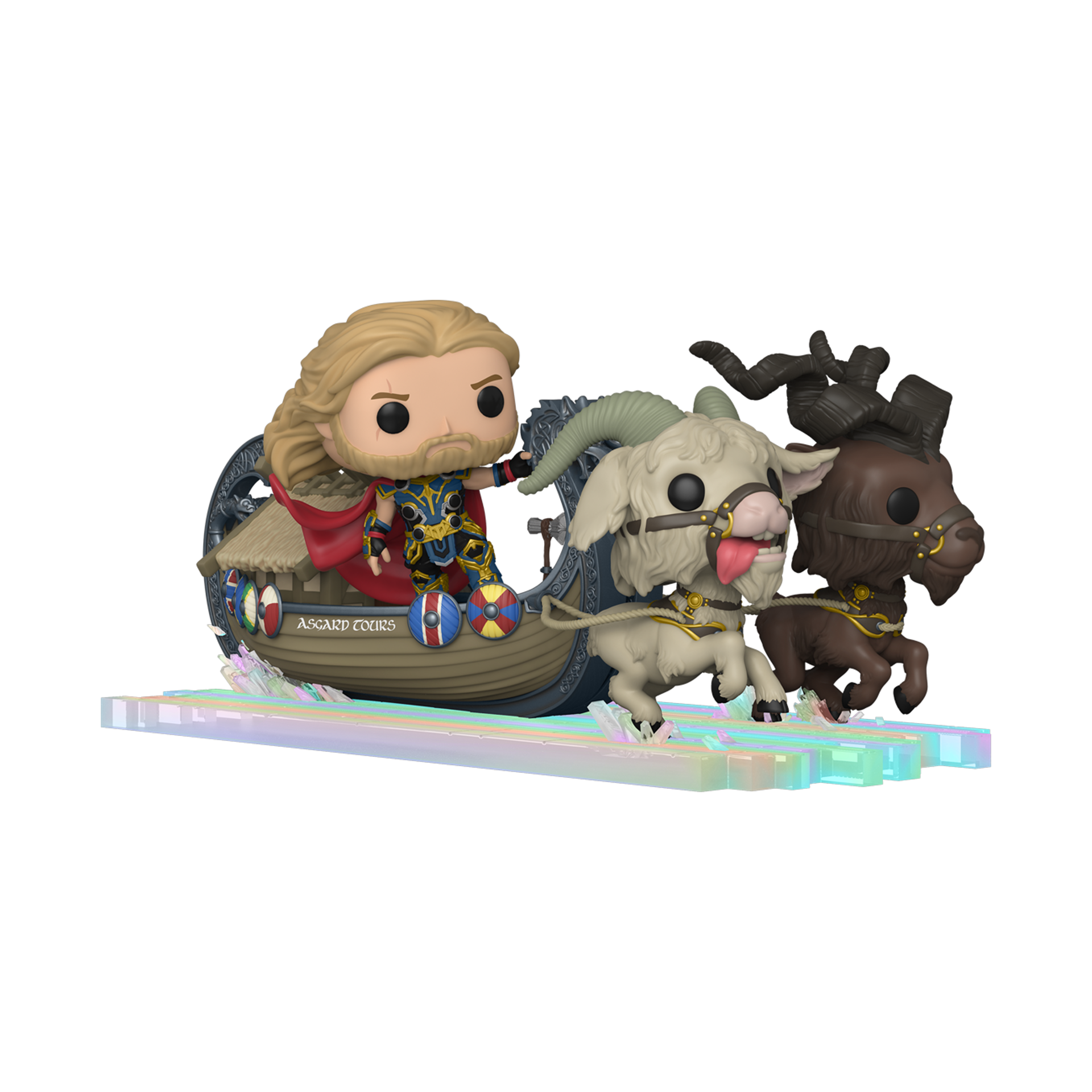 Funko Pop! Ride Super Deluxe: Thor: Love and Thunder - Thor with Goat Boat - flash vidéo