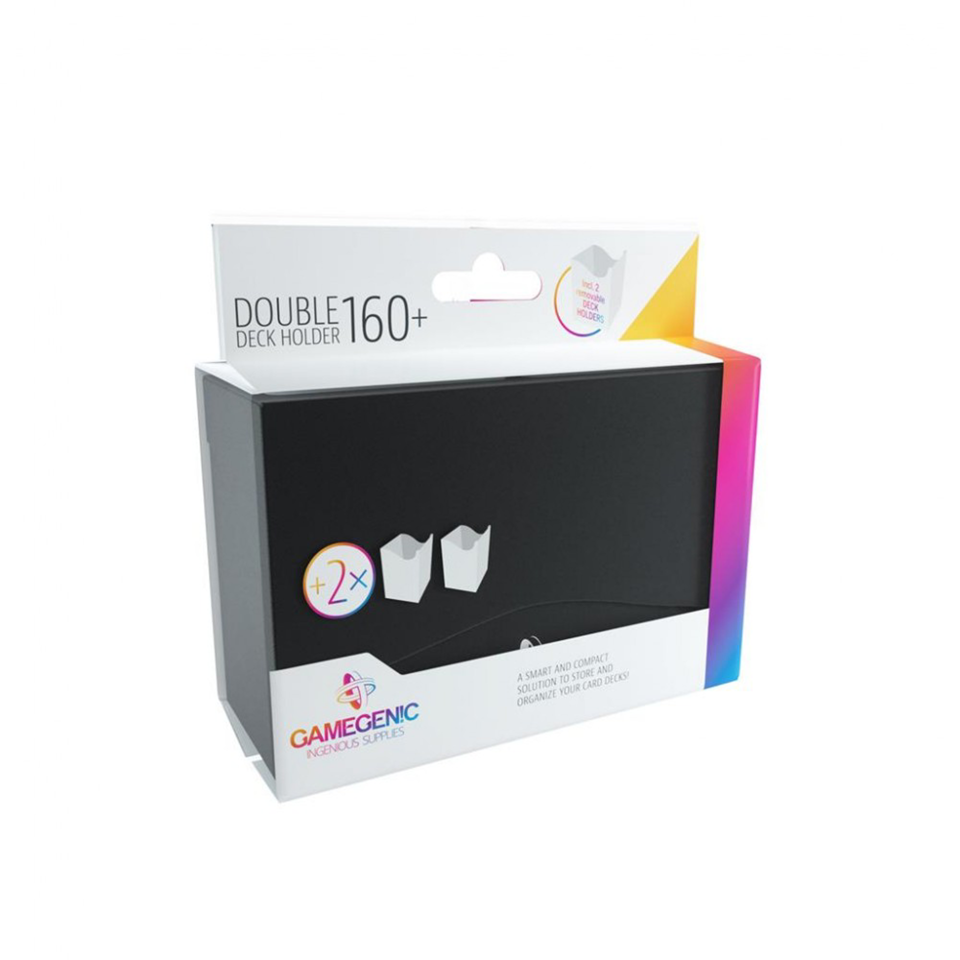 GameGen!c - Boite Double pour Deck Noire 160+ - flash vidéo