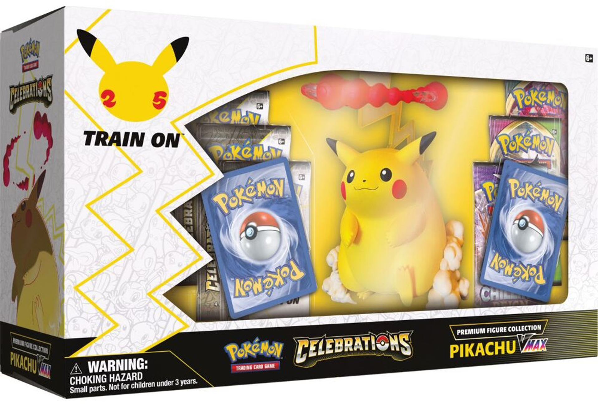 Pokémon JCC - 25e Anniversaire - Pikachu Vmax Box Premium Figure Collection - flash vidéo