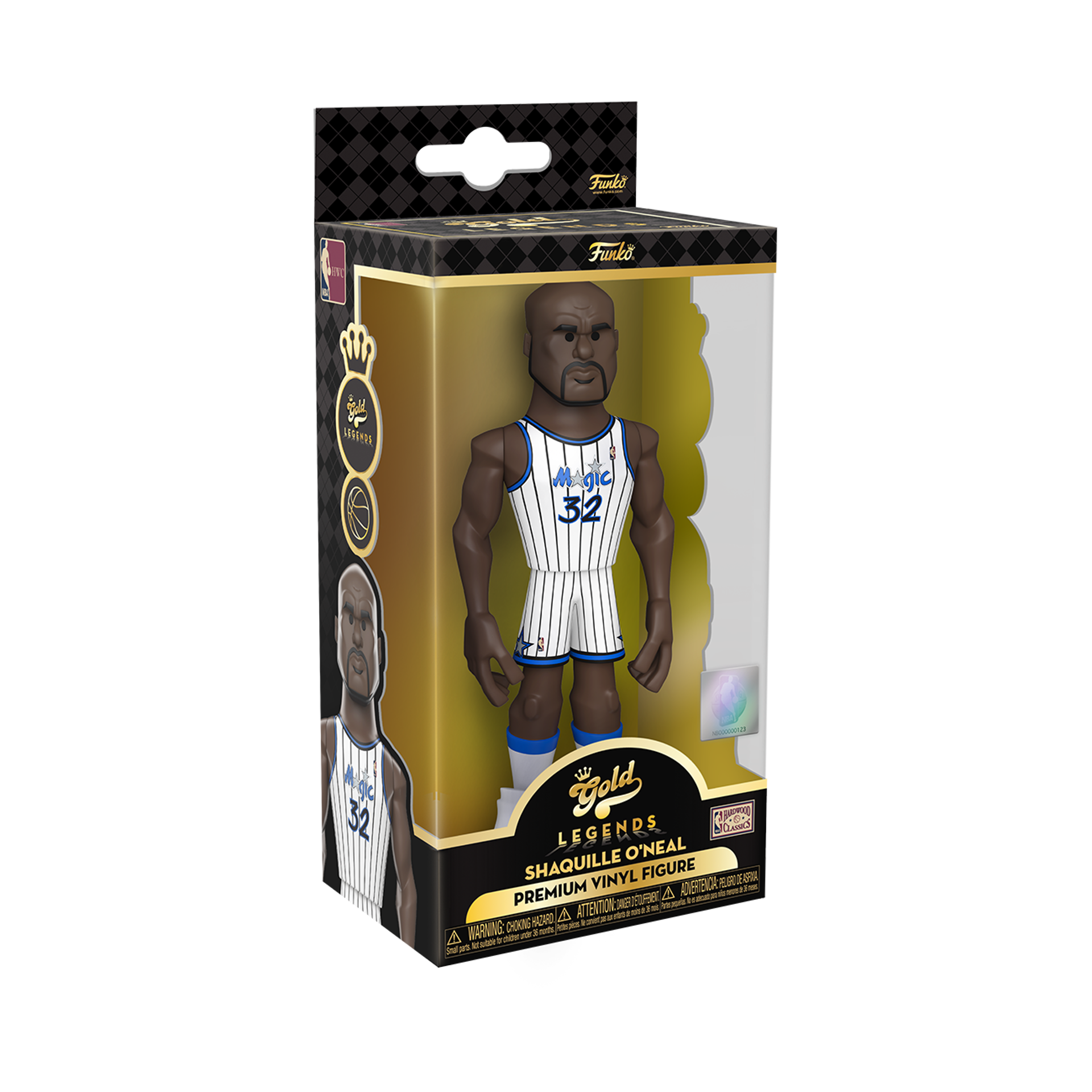 Funko Gold Legends: NBA Magic - Shaquille O'Neal 5" Premium Vinyl Figure (with Chase) - flash vidéo
