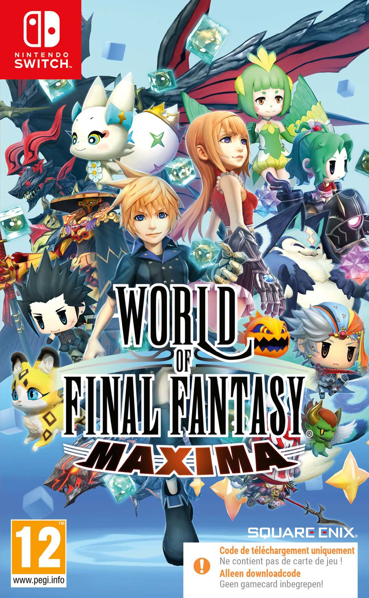 World of Final Fantasy Maxima (Code-in-a-box) - flash vidéo