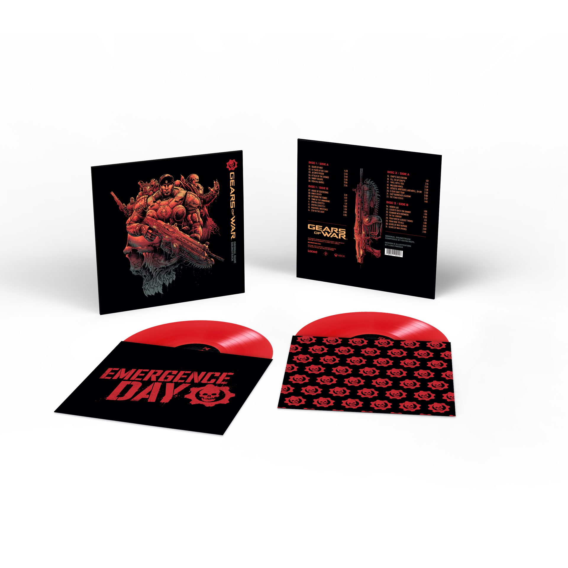 Gears of War Remastered Original Soundtrack - 2-LP Red Vinyl - flash vidéo