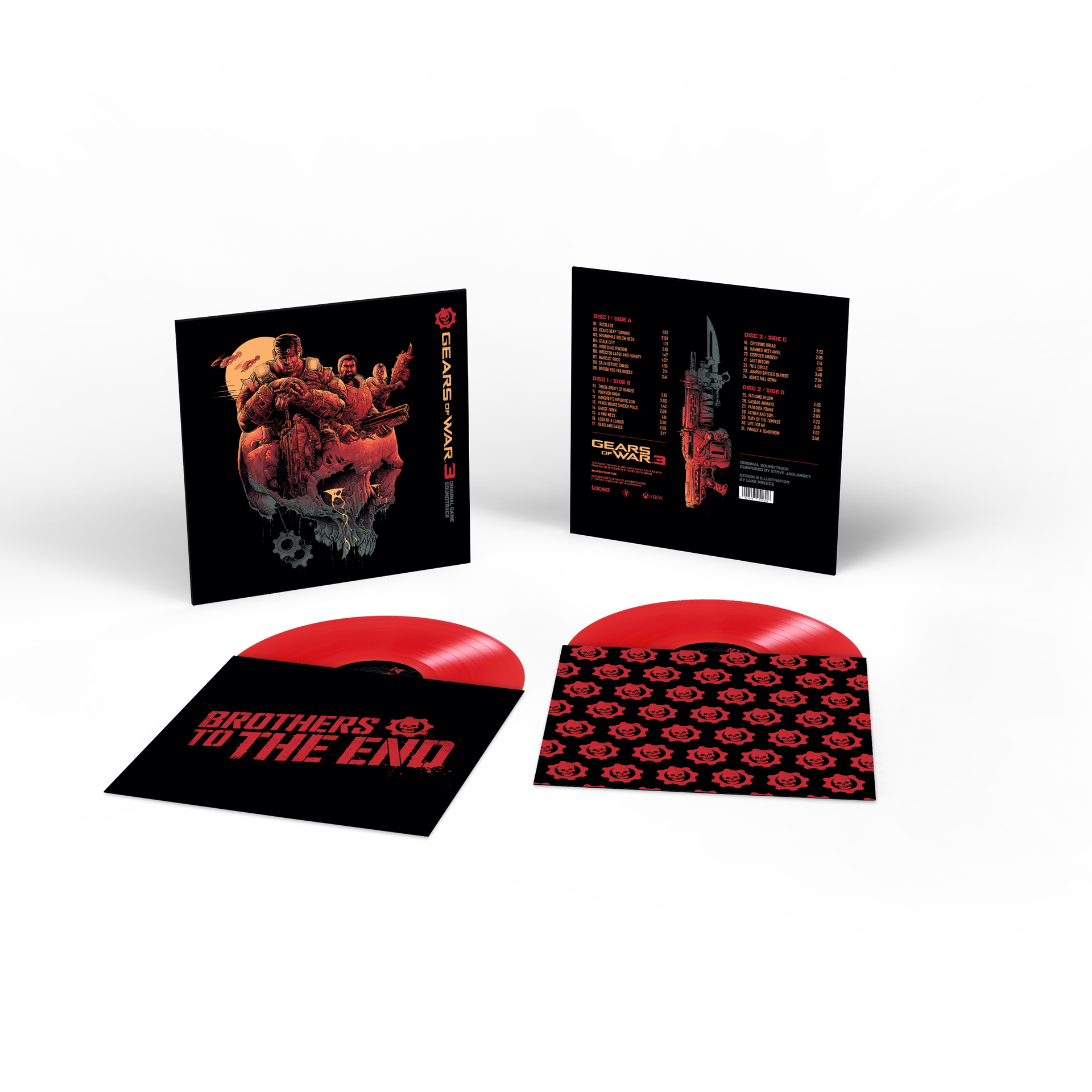 Gears of War 3 Remastered Original Soundtrack - 2-LP Red Vinyl - flash vidéo
