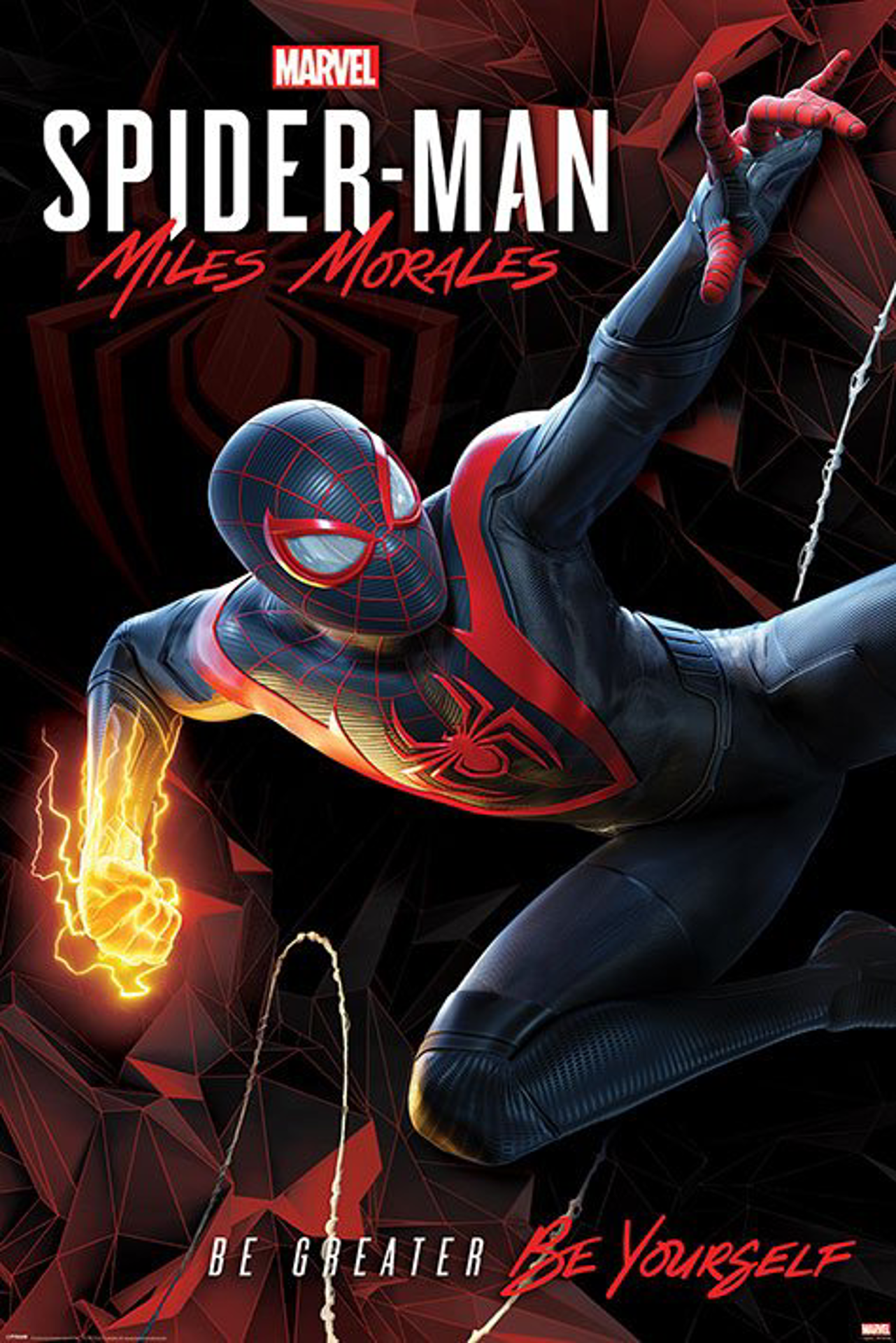 Spider-Man - Miles Morales Tenue Cybernétique Maxi Poster - flash vidéo