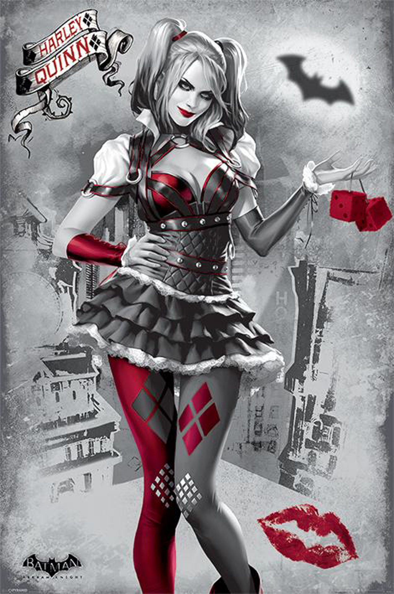Batman Arkham Knight - Harley Quinn Maxi Poster - flash vidéo