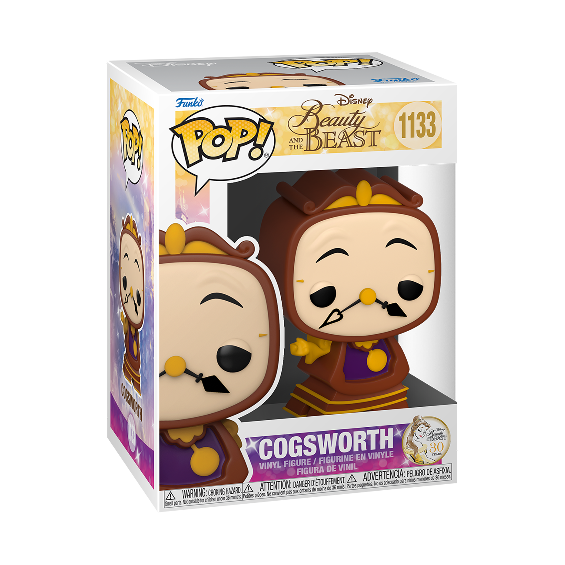 Funko Pop! Disney: Beauty and the Beast - Cogsworth - flash vidéo