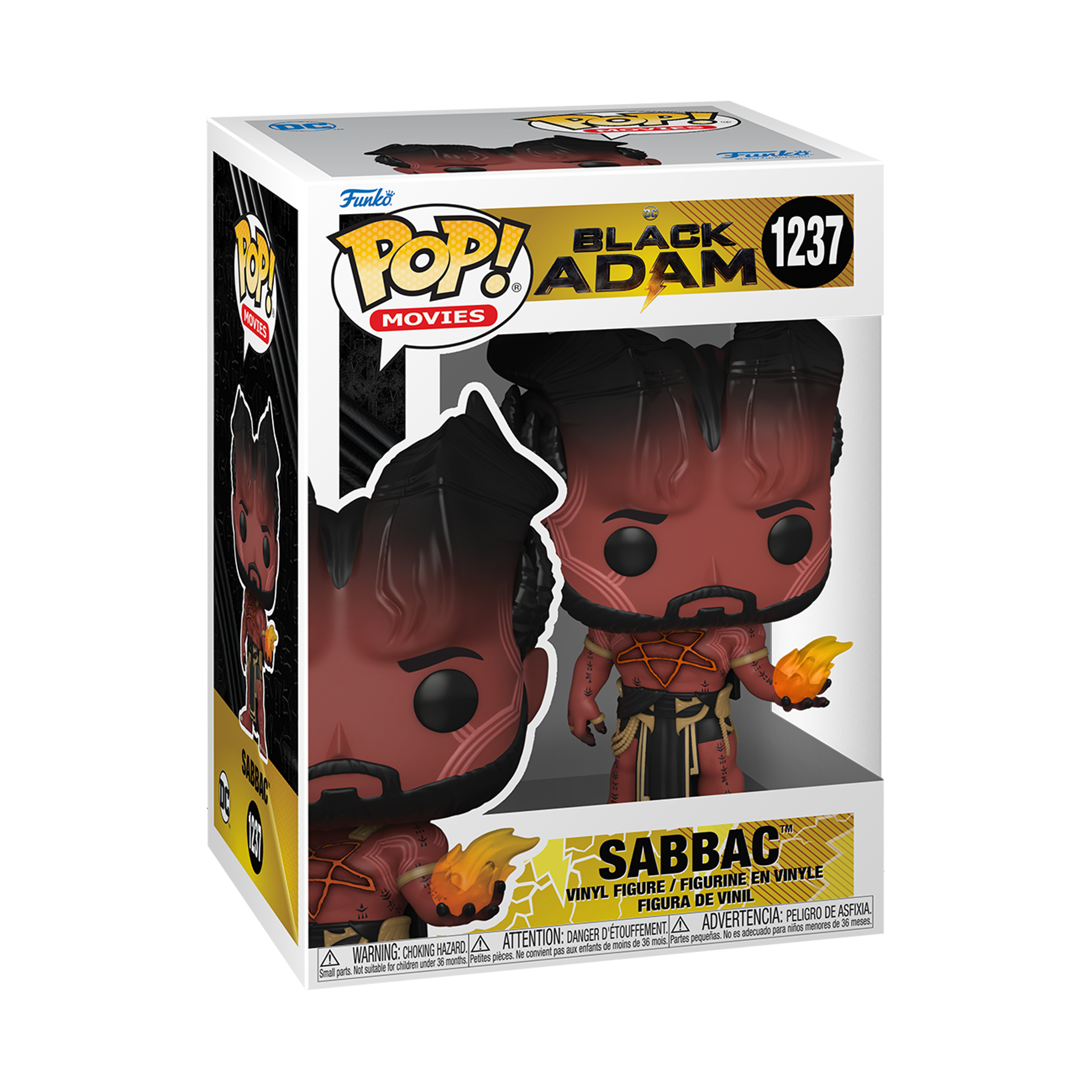 Funko Pop! Movies: Black Adam - Sabbac - flash vidéo