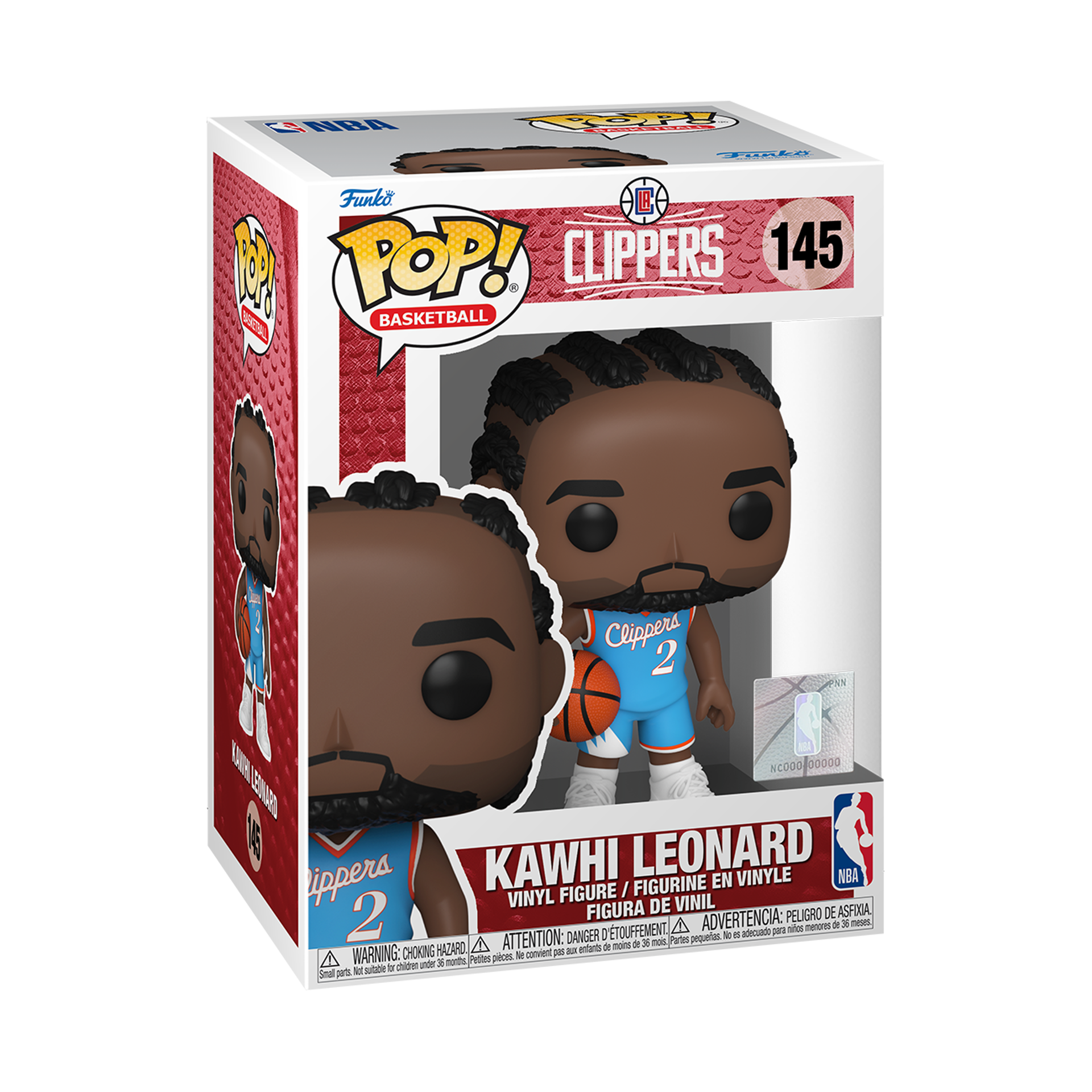 Funko Pop! Basketball: Los Angeles Clippers - Kawhi Leonard (Conference East '21) - flash vidéo