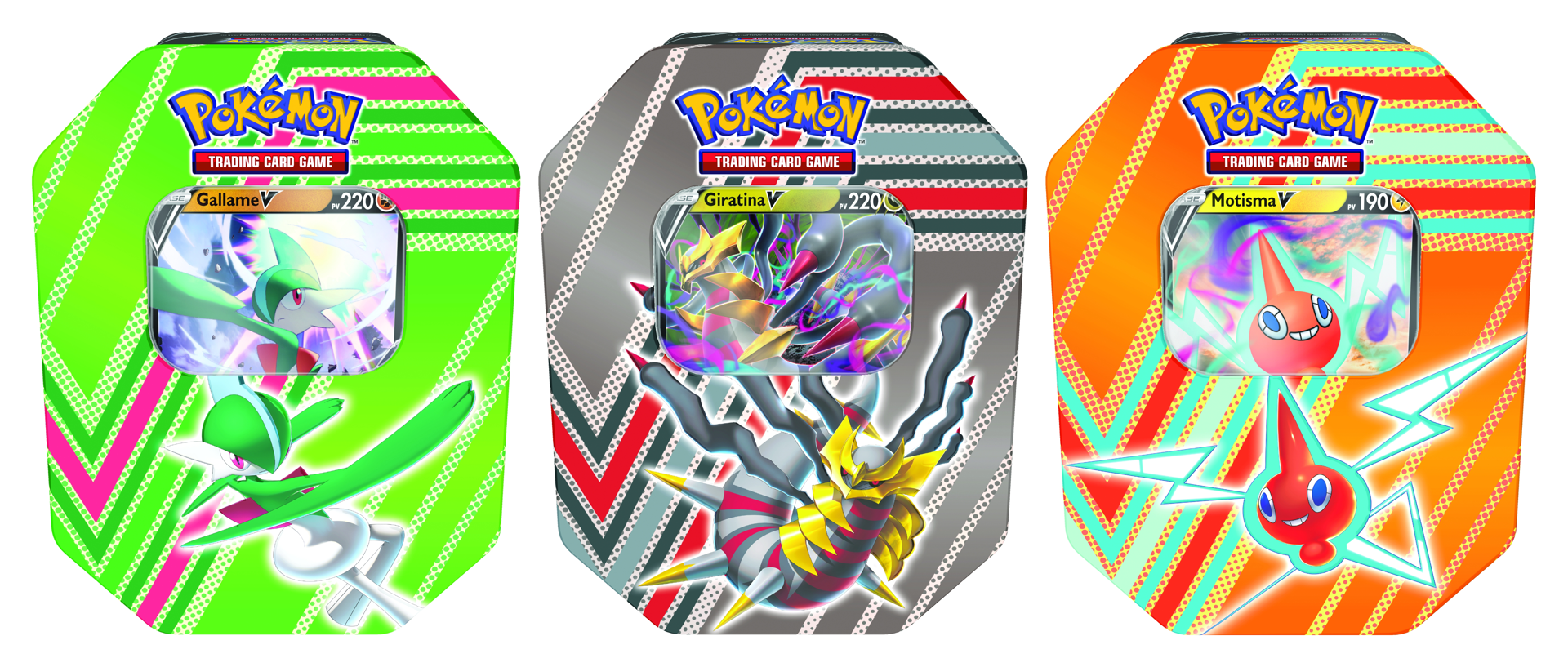 Pokémon JCC - Boîte Héros-V Potentiel caché (Motisma V / Gallame V / Giratina V - 1x Boite aléatoire) - flash vidéo