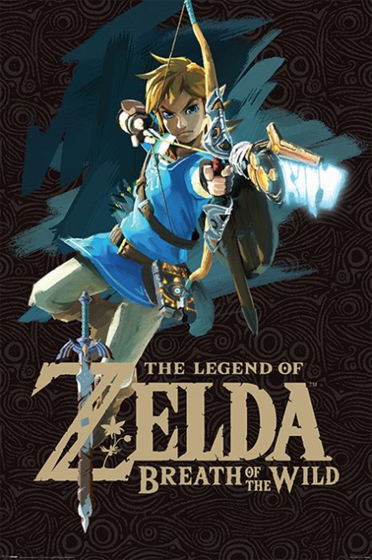 Nintendo - The Legends of Zelda Breath of the Wild Maxi Poster - flash vidéo