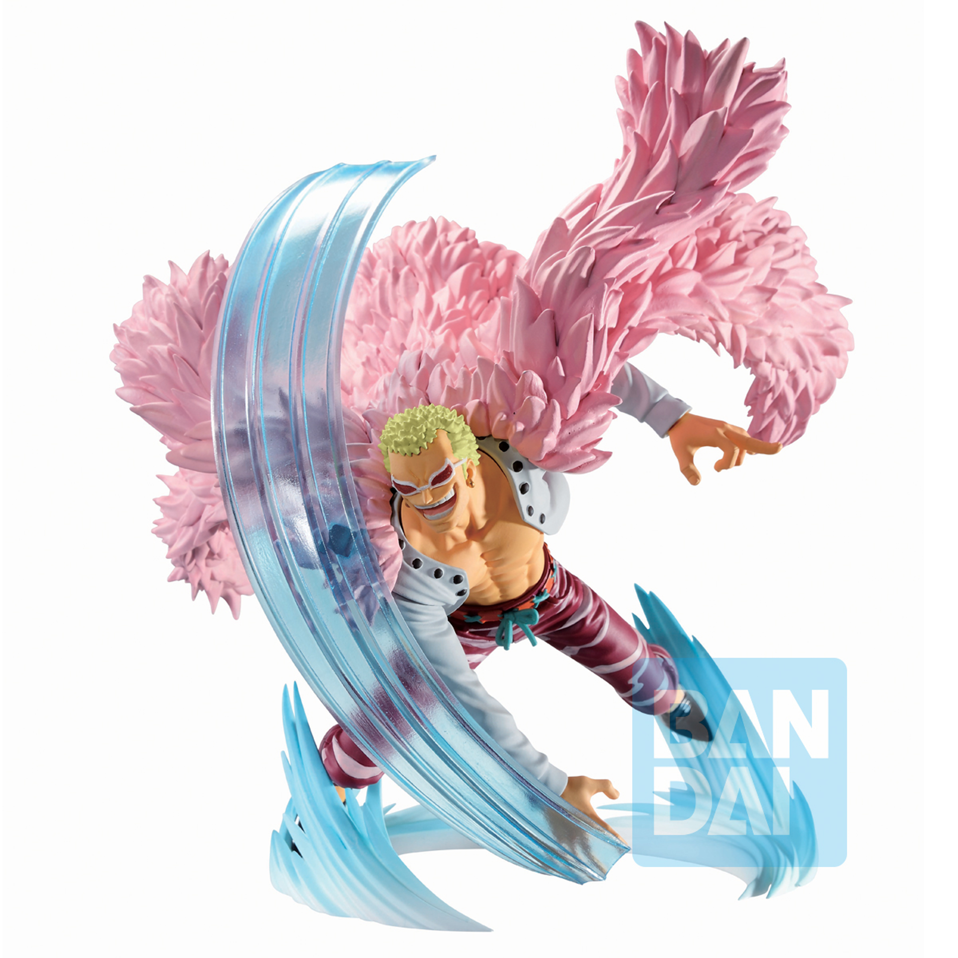 One Piece Ichibansho - Duel Memories - Donquixote Doflamingo Figure 9cm - flash vidéo