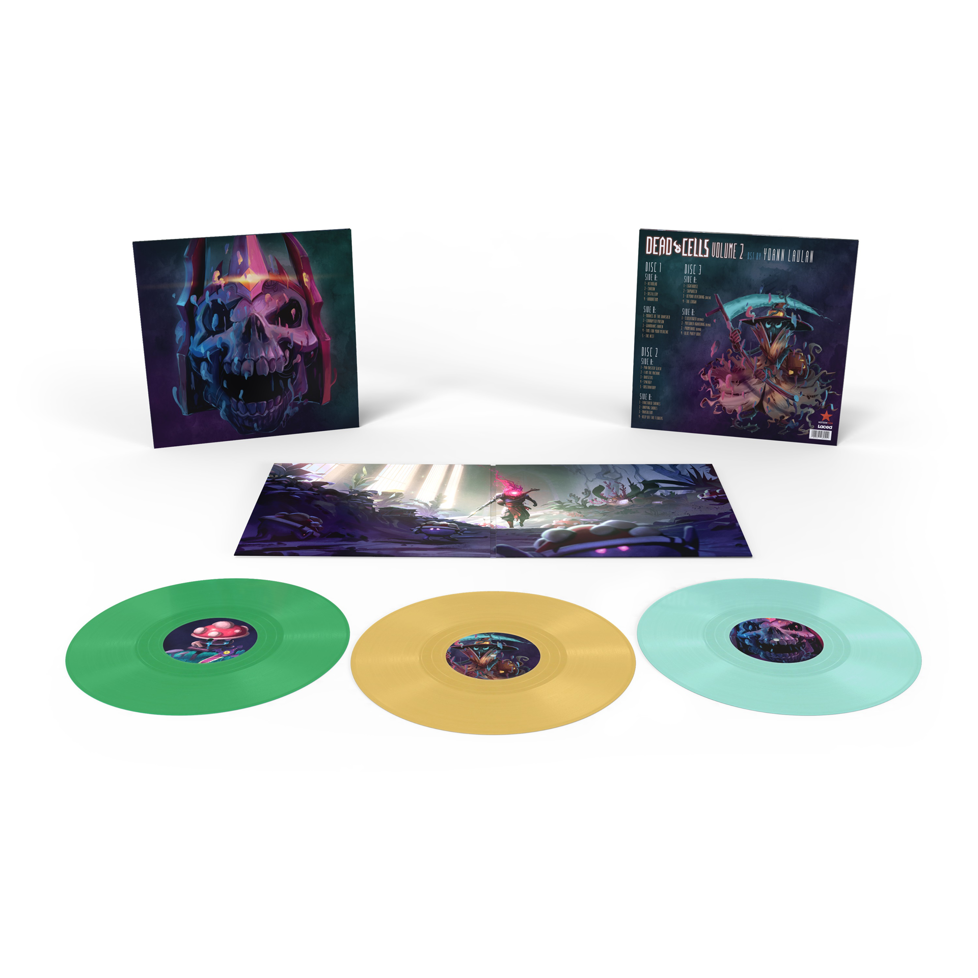 Dead Cells: Volume 2 Original Soundtrack - 3-LP Green, Ochre & Light Blue Vinyl - flash vidéo