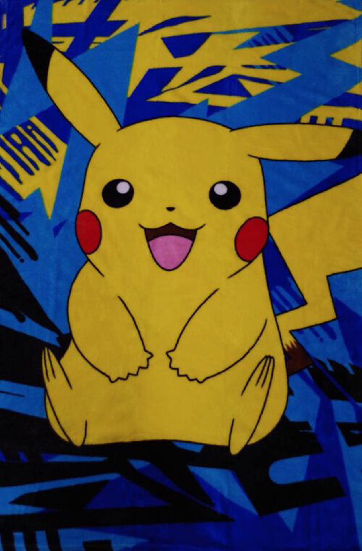 Pokemon - Plaid Coral Pikachu 100 X 150 cm - flash vidéo