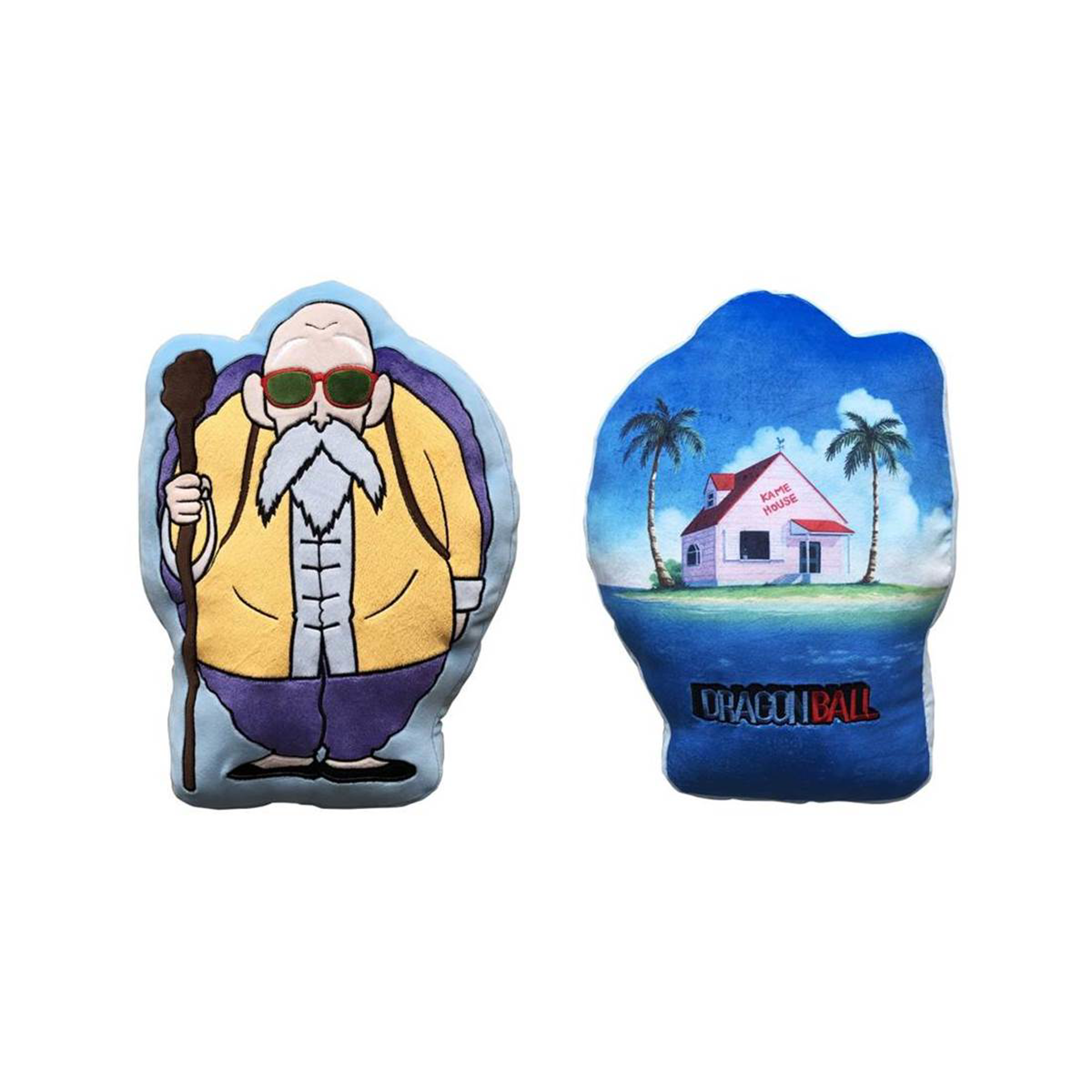 Dragon Ball Z - Coussin double face en forme de Tortue Géniale 40cm - flash vidéo