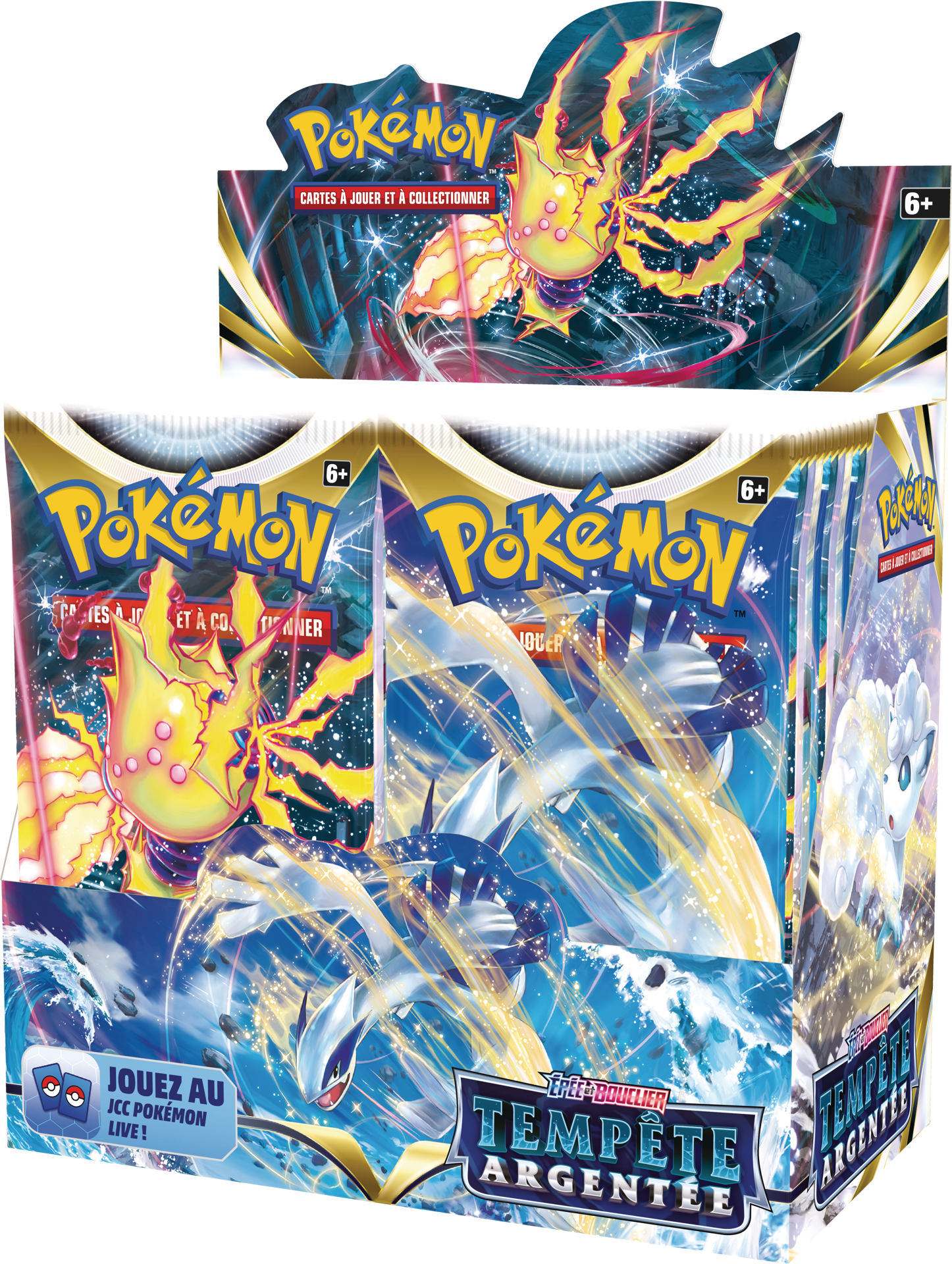 Pokémon JCC - Epée et Bouclier - Pack de Booster Tempête Argentée (Display x36) - flash vidéo