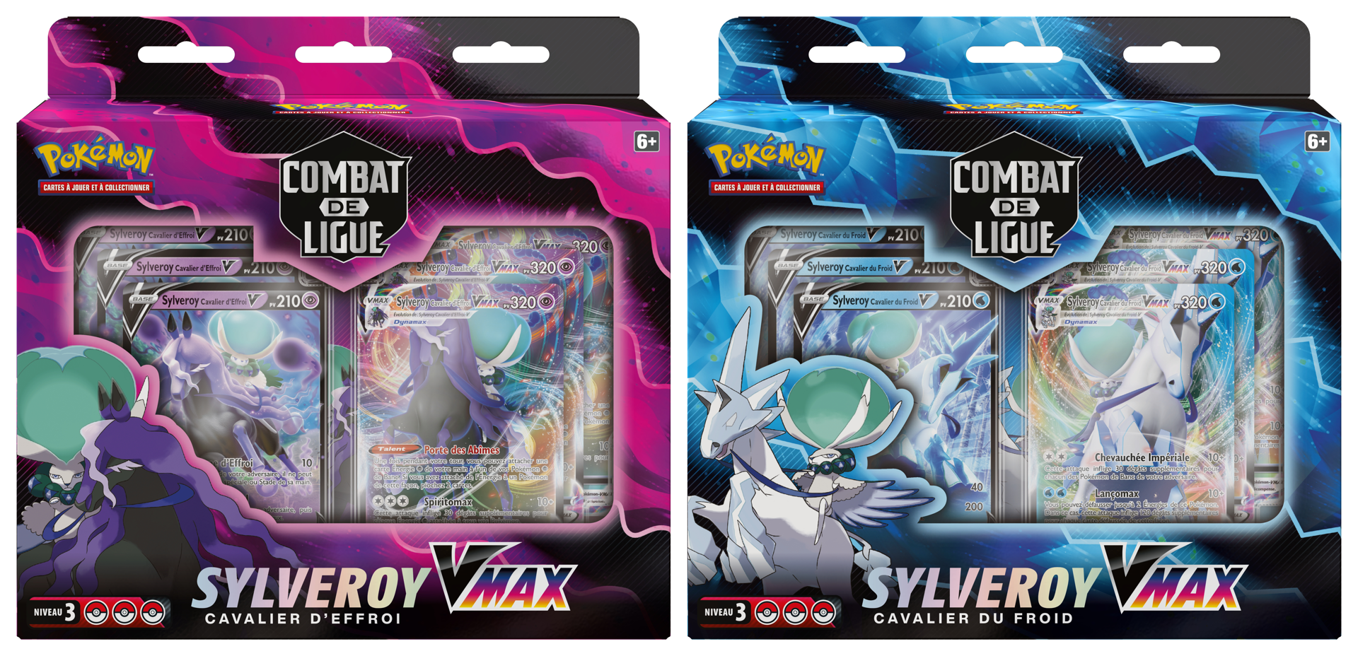 Pokémon JCC - Deck Combat de Ligue Sylveroy (Cavalier d'effroi-VMAX ou Cavalier du froid-VMAX - 1x Boite aléatoire) - flash vidéo