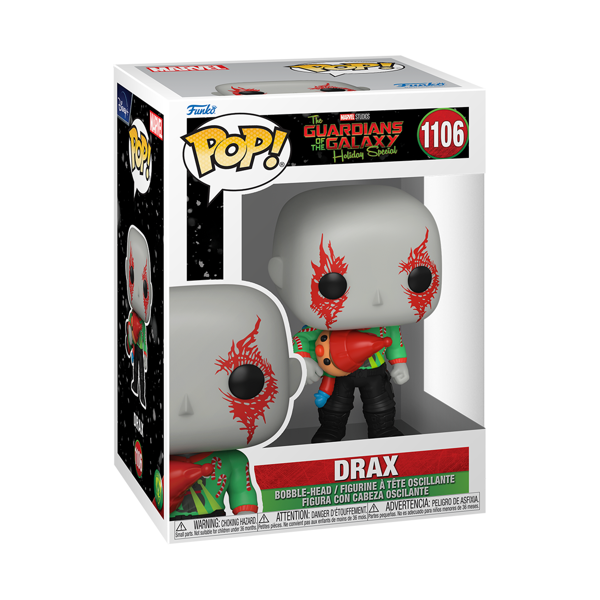 Funko Pop! Marvel: The Guardians of the Galaxy Holiday Special - Drax - flash vidéo