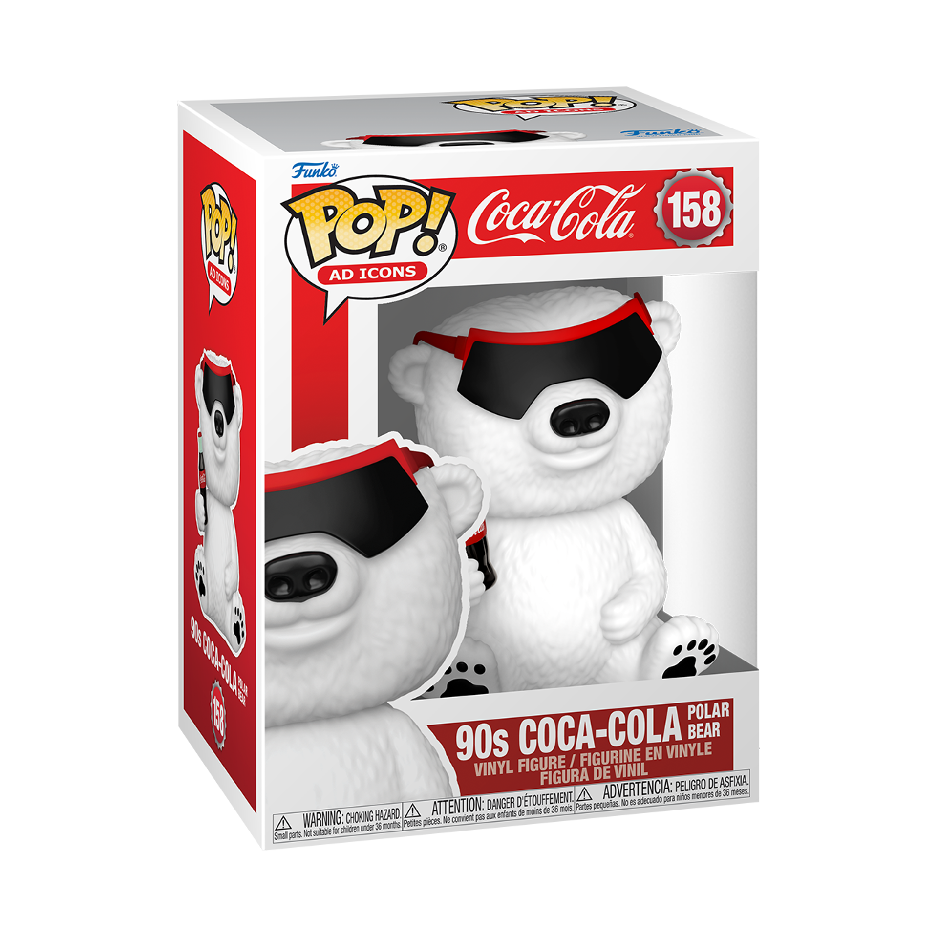 Funko Pop! Ad Icons: Coca-Cola Retro Holiday - Polar Bear (90's) - flash vidéo