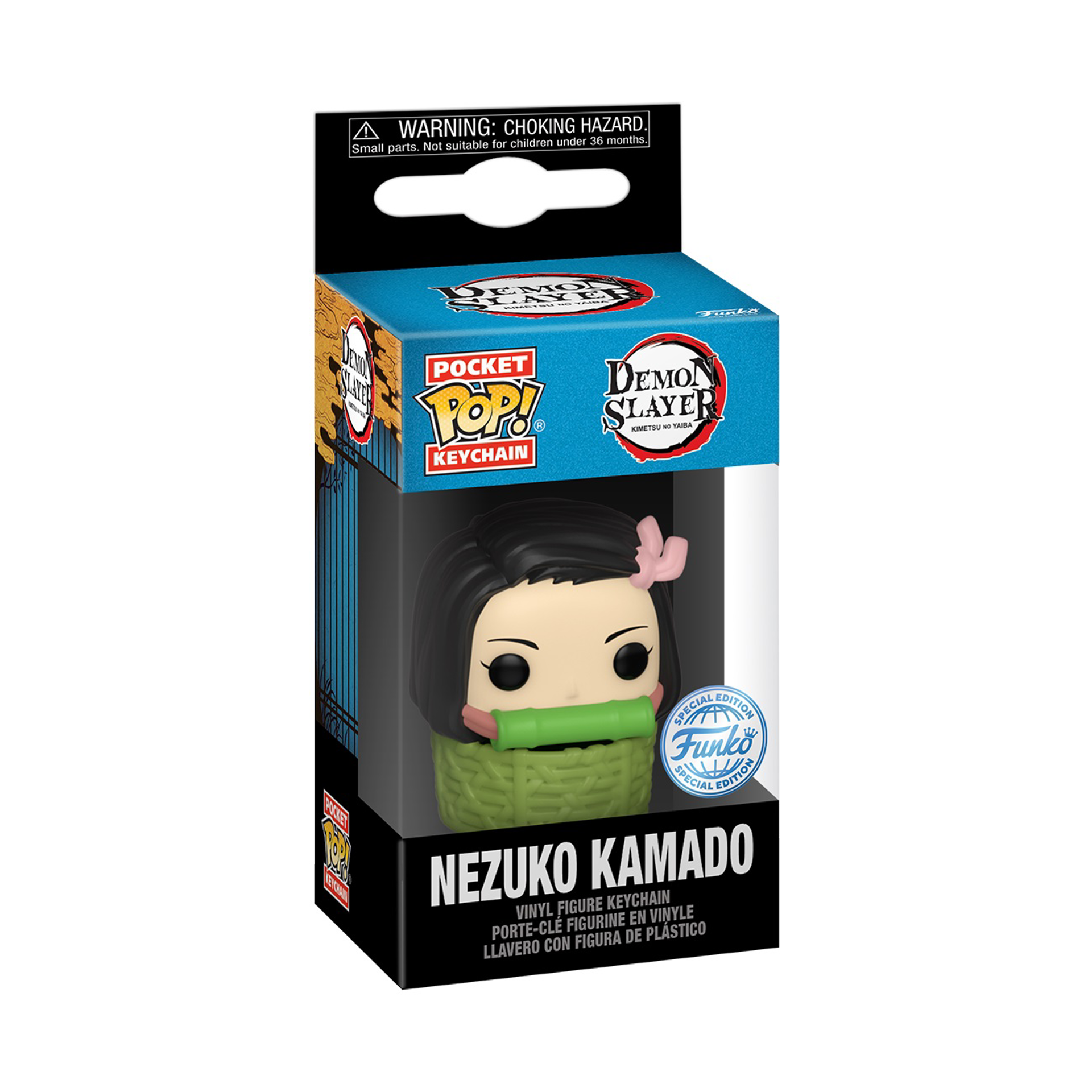 Funko Pocket Pop! Keychain: Demon Slayer - Nezuko Kamado in Basket - flash vidéo
