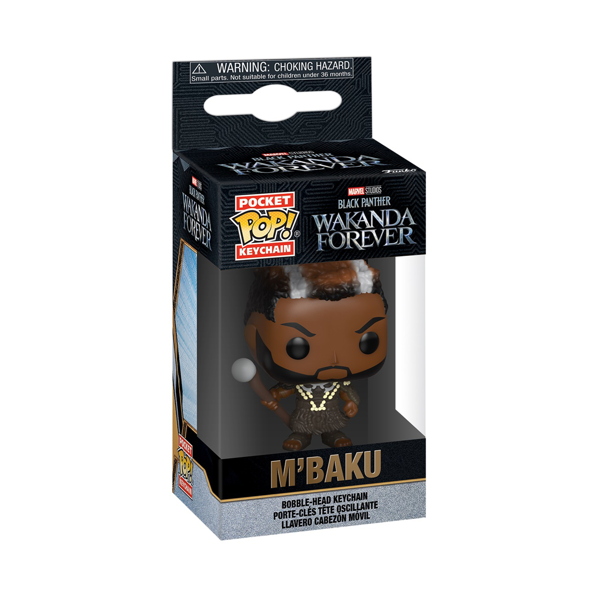 Funko Pocket Pop! Keychain: Marvel: Black Panther: Wakanda Forever - M'Baku - flash vidéo