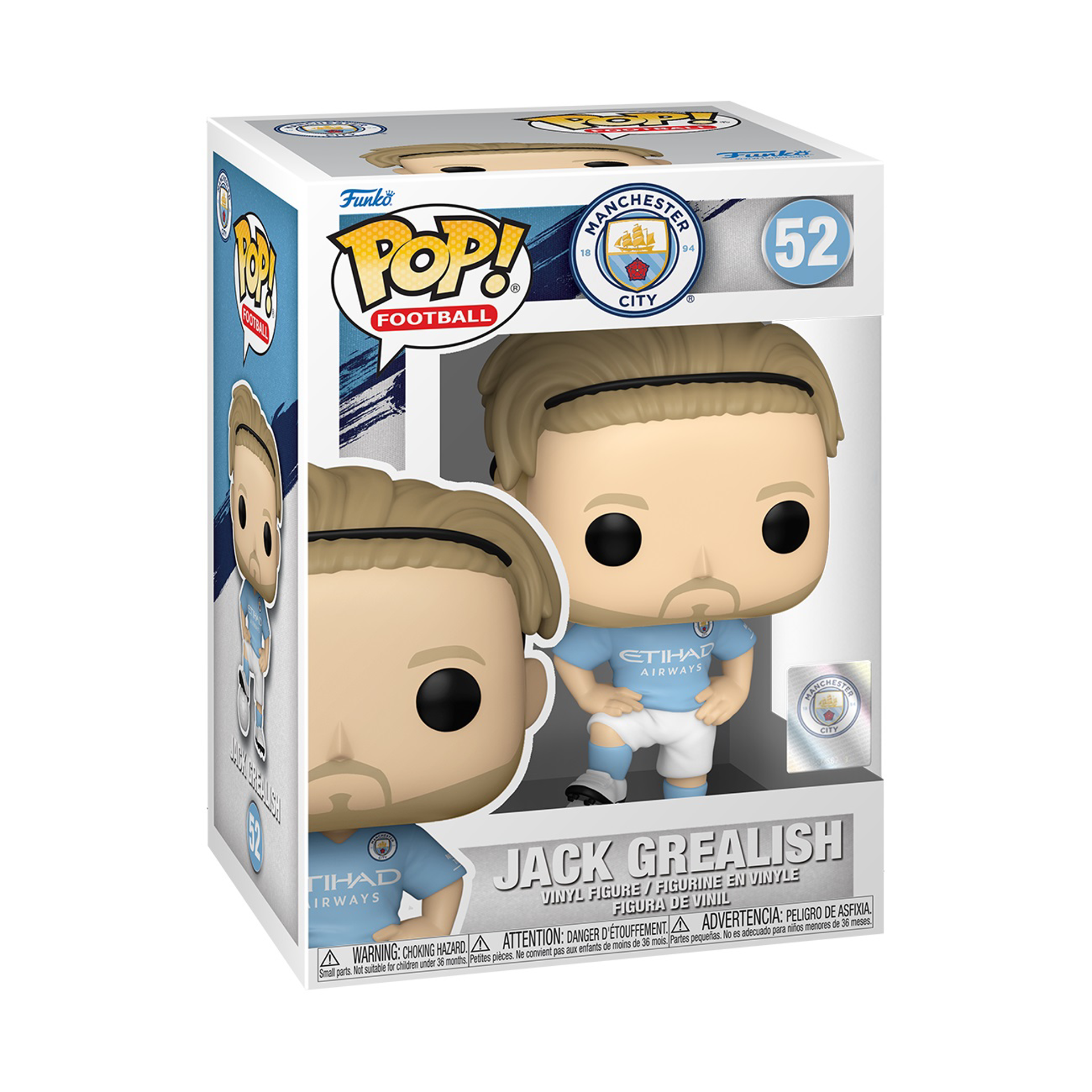 Funko Pop! Football: Manchester City - Jack Grealish - flash vidéo