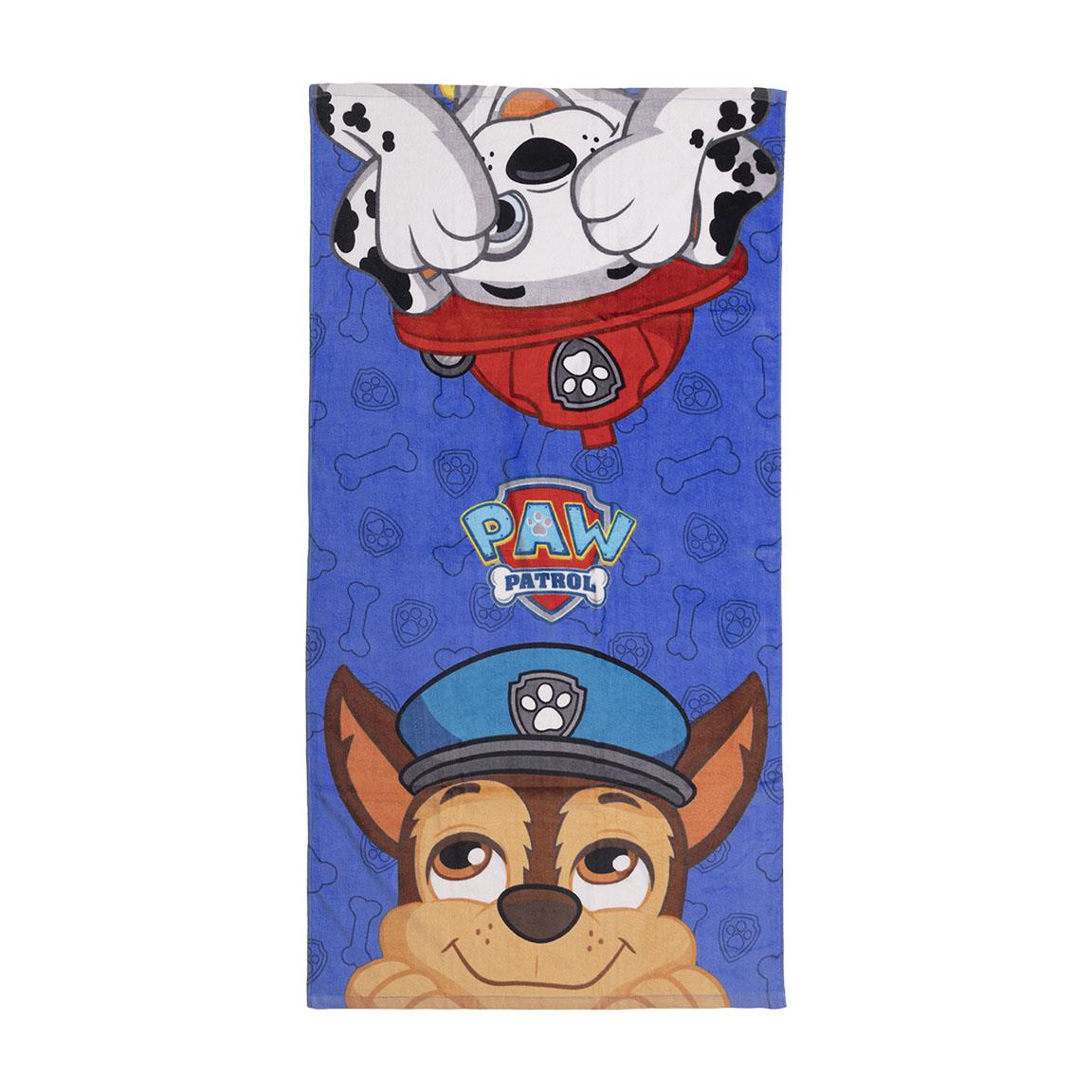 PAW Patrol, La Pat' Patrouille - Serviette de bain Chase et Marcus en coton - flash vidéo