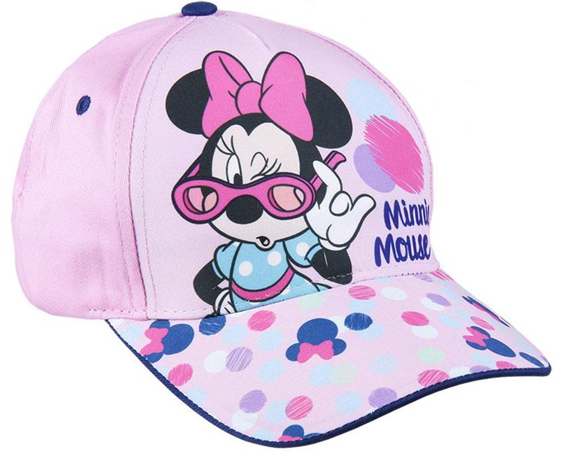 Disney - Casquette de baseball Minnie rose pour enfants - flash vidéo