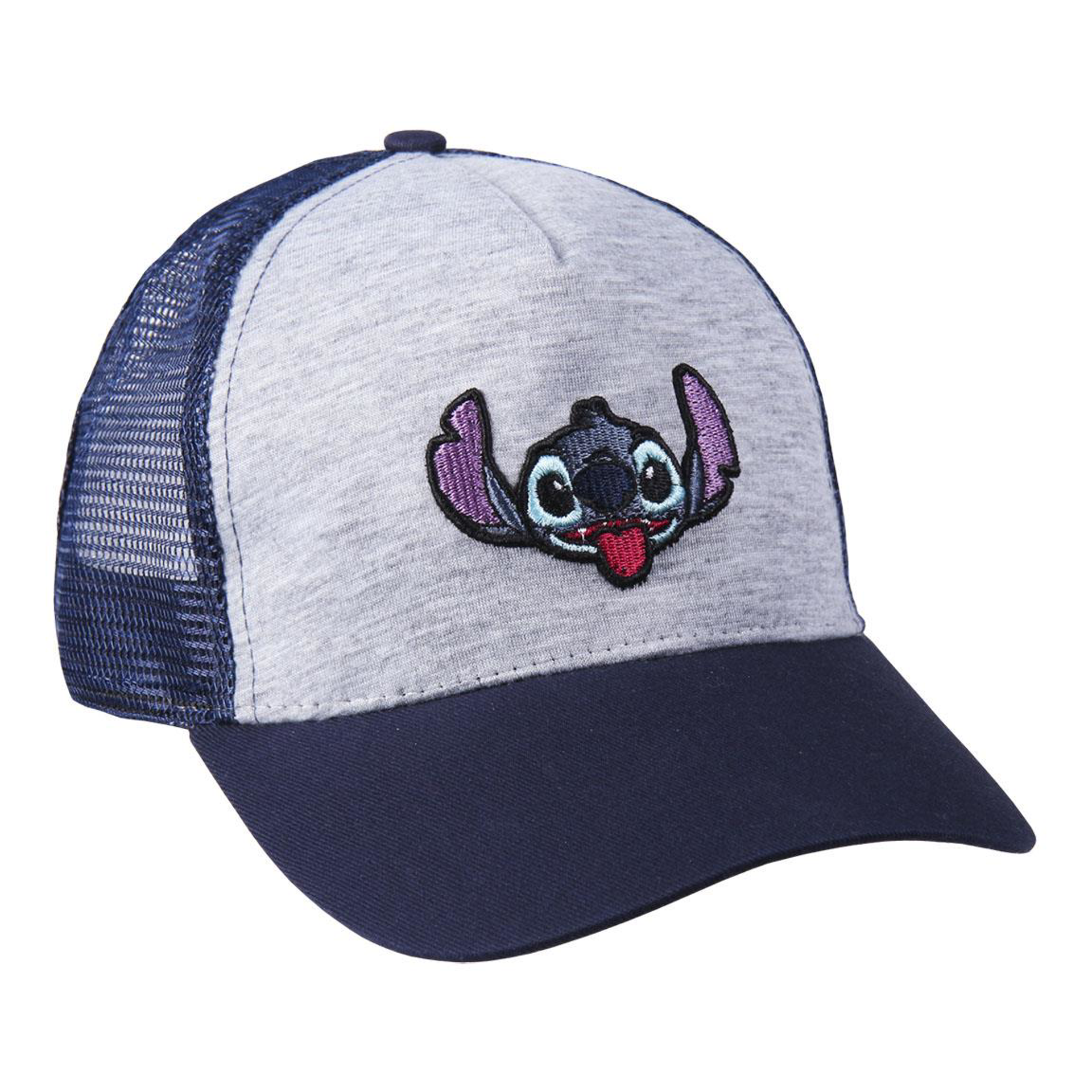 Lilo & Stitch - Casquette de baseball à broderie noire et blanche - flash vidéo