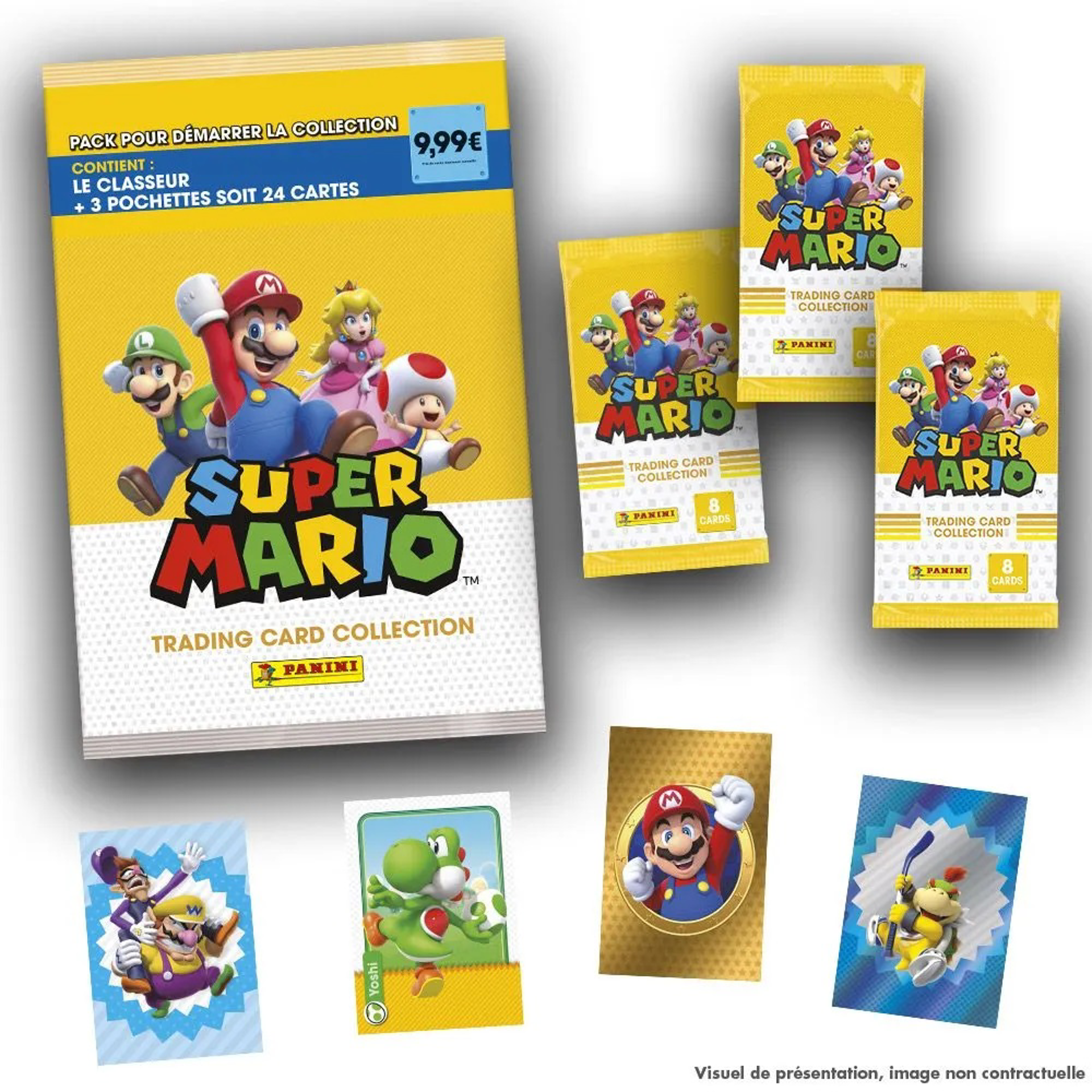 Panini - Pack de démarrage Super Mario Trading Card Collection - flash vidéo