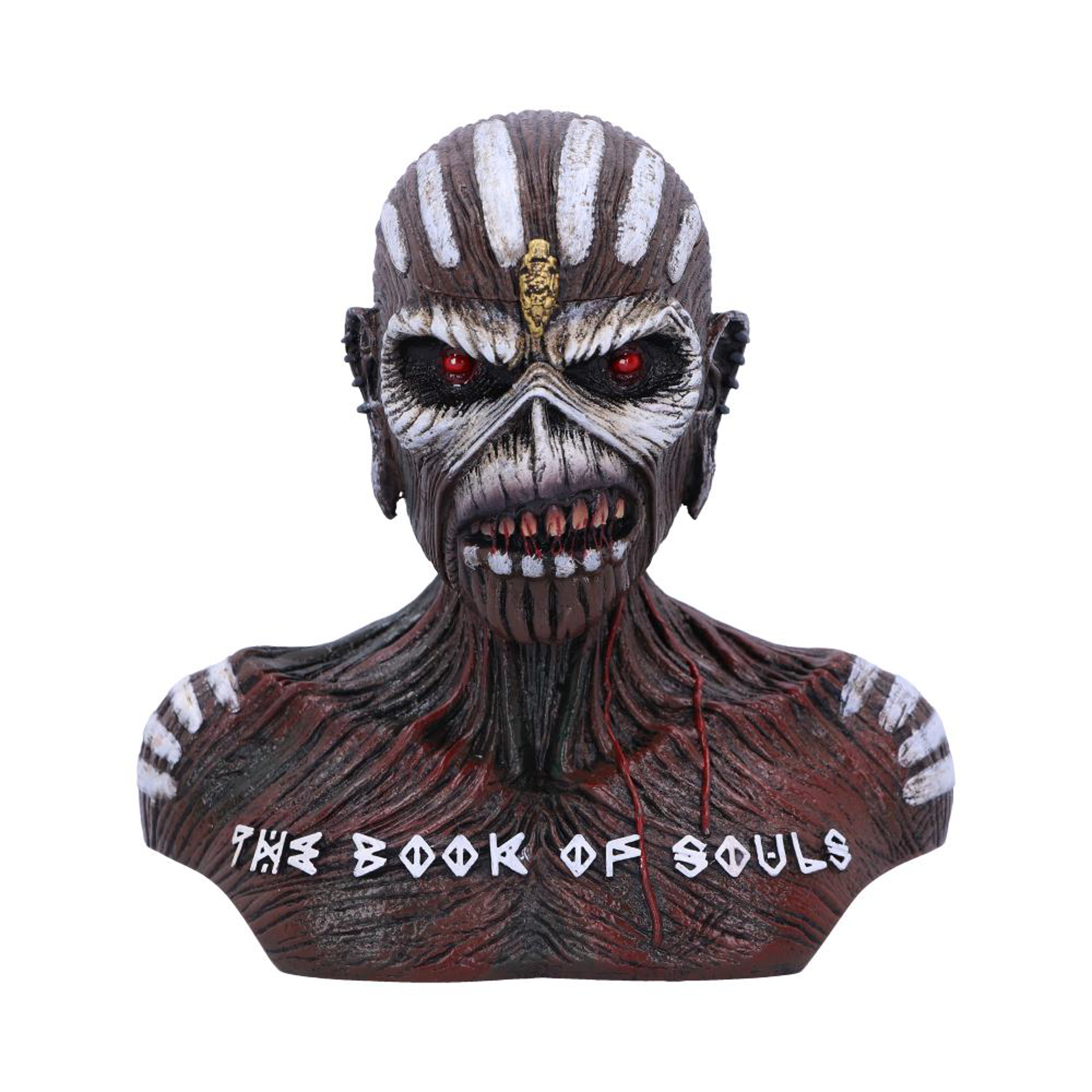 Iron Maiden - Boîte en forme de buste du livre des âmes - flash vidéo