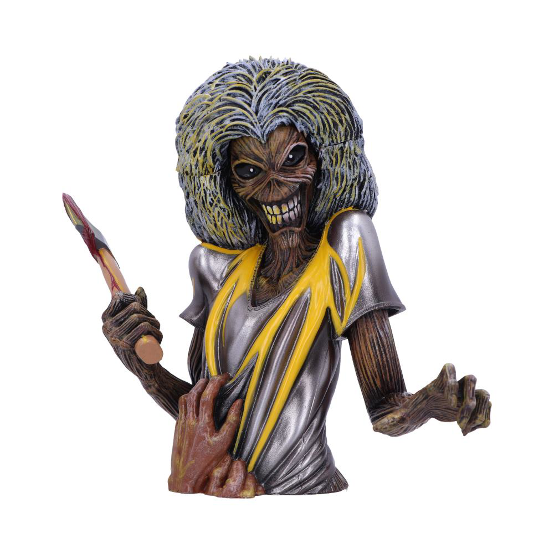 Iron Maiden - Boîte en forme de buste de tueurs 16,5 cm - flash vidéo