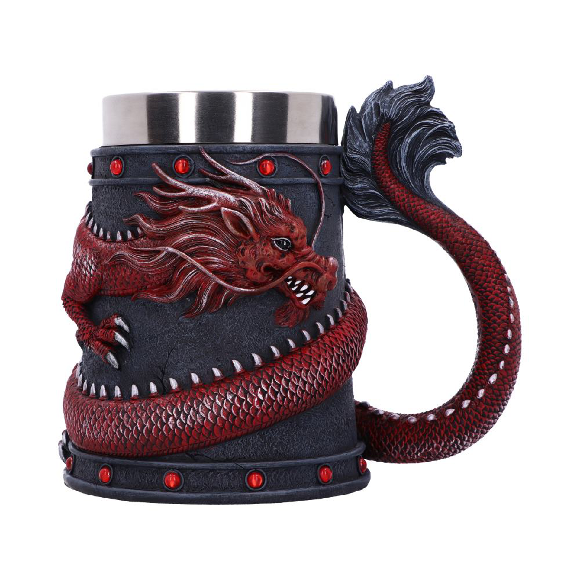 Dragon Coil Chope Rouge 16cm - flash vidéo