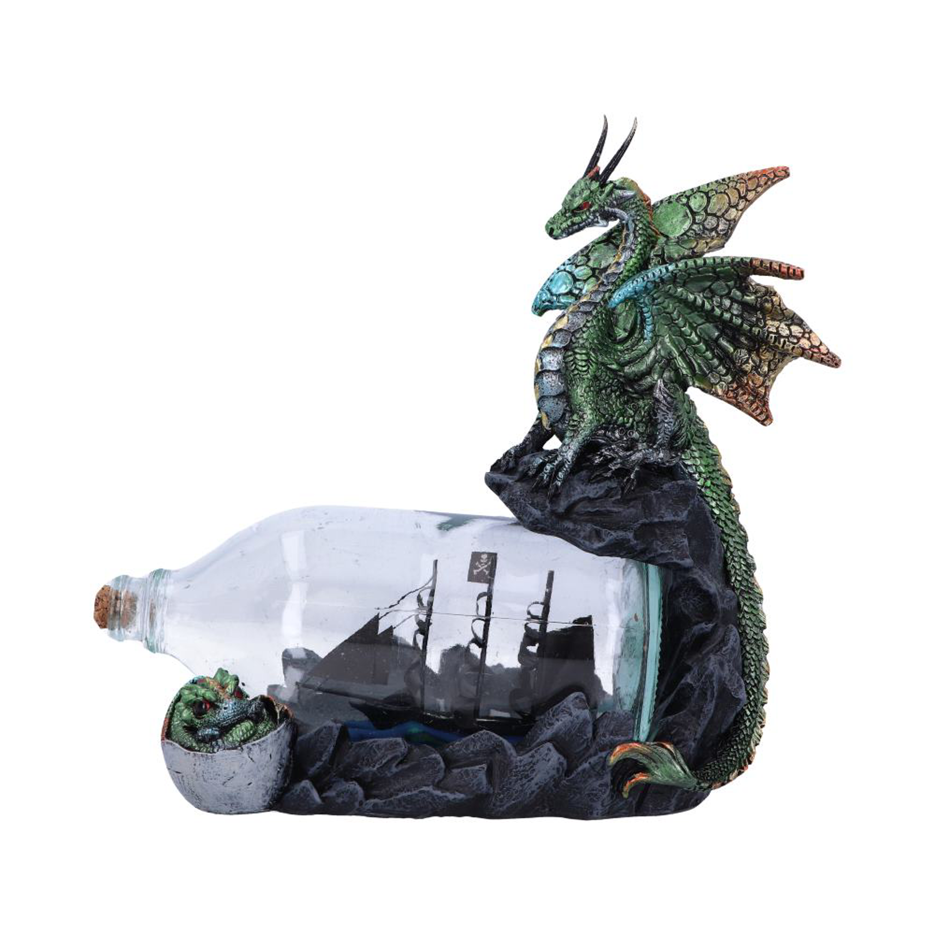 L'Aventure du Dragon d'Emeraude Figurine 22cm - flash vidéo
