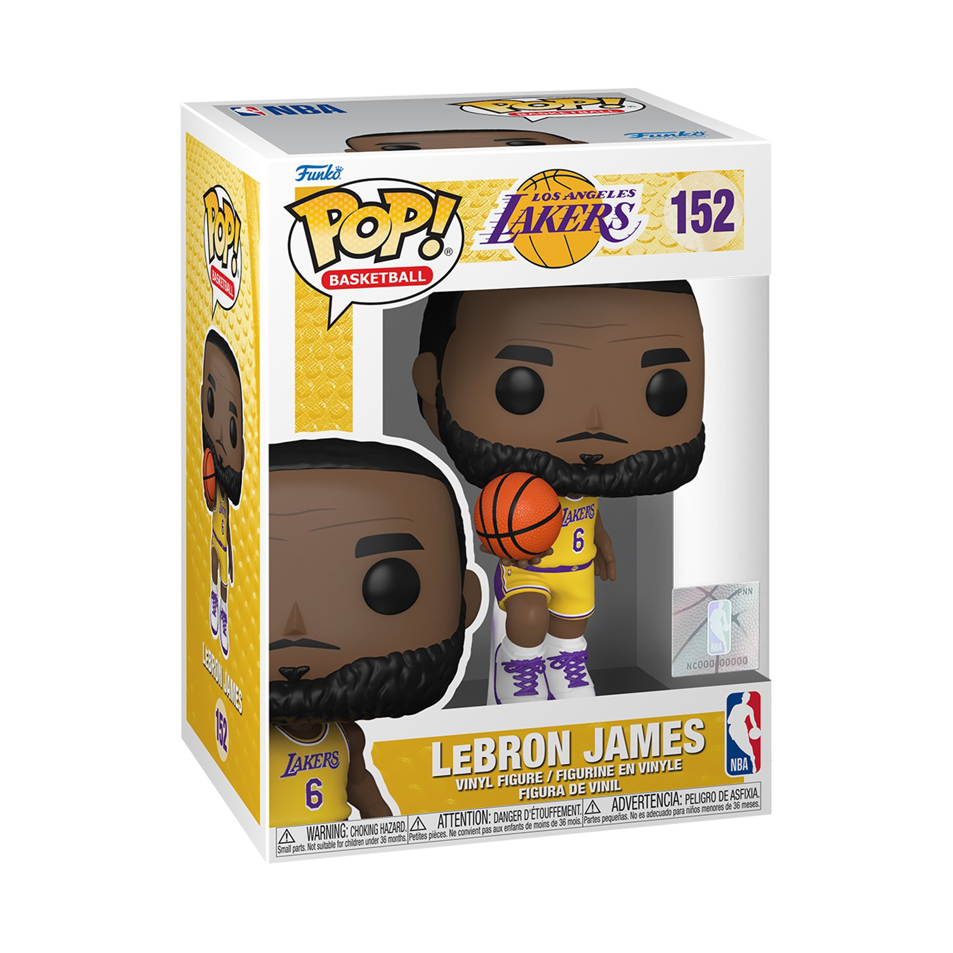 Funko Pop! NBA: Los Angeles Lakers - LeBron James #6 - flash vidéo
