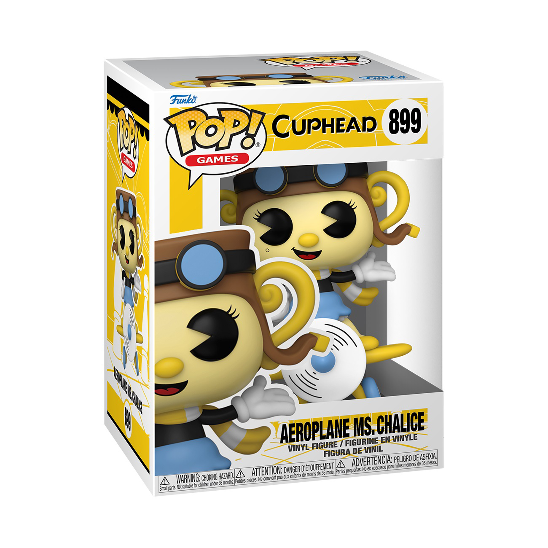 Funko Pop! Games: Cuphead - Aeroplane Ms.Chalice - flash vidéo