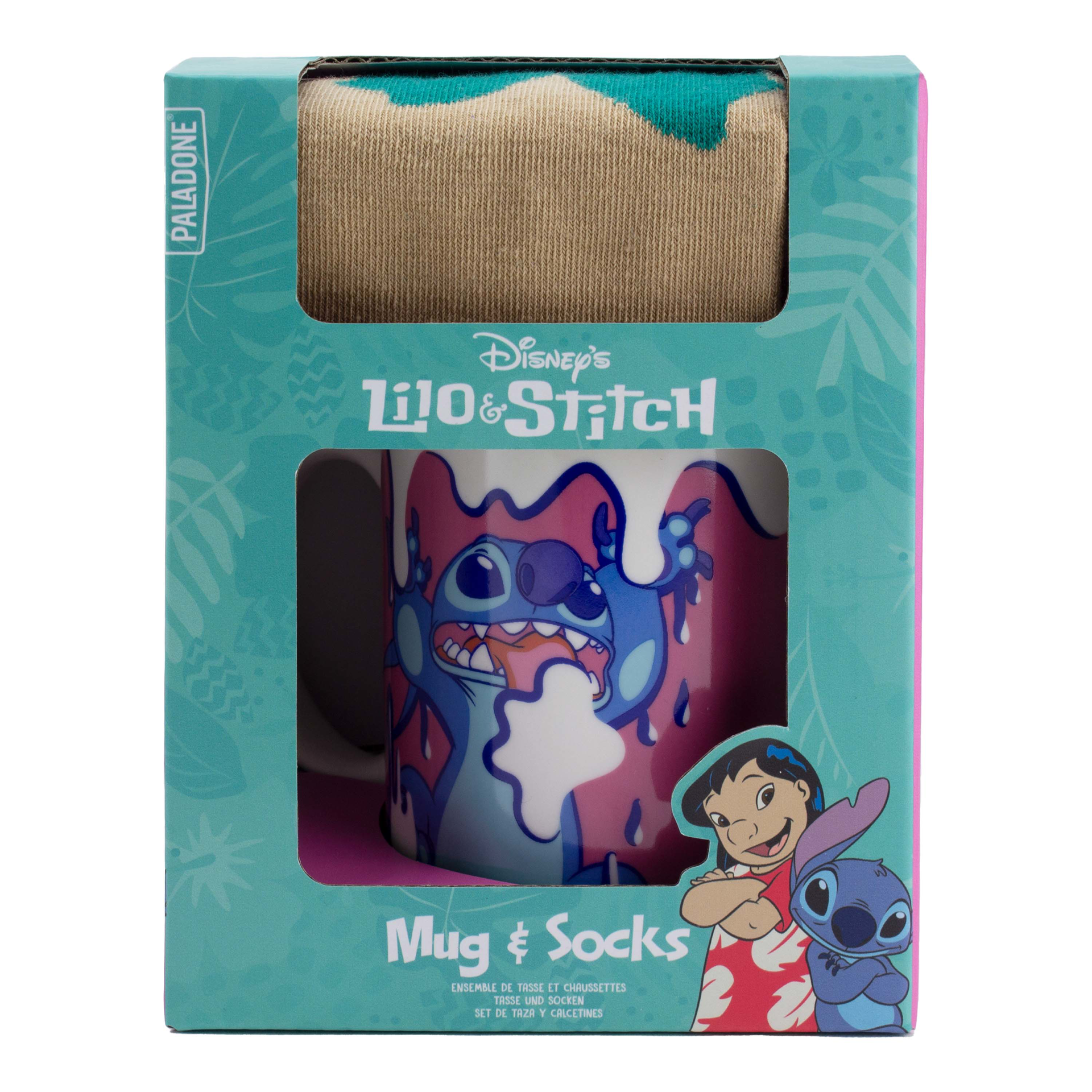 Lilo & Stitch - Ensemble mug Stitch et chaussettes Lilo - flash vidéo