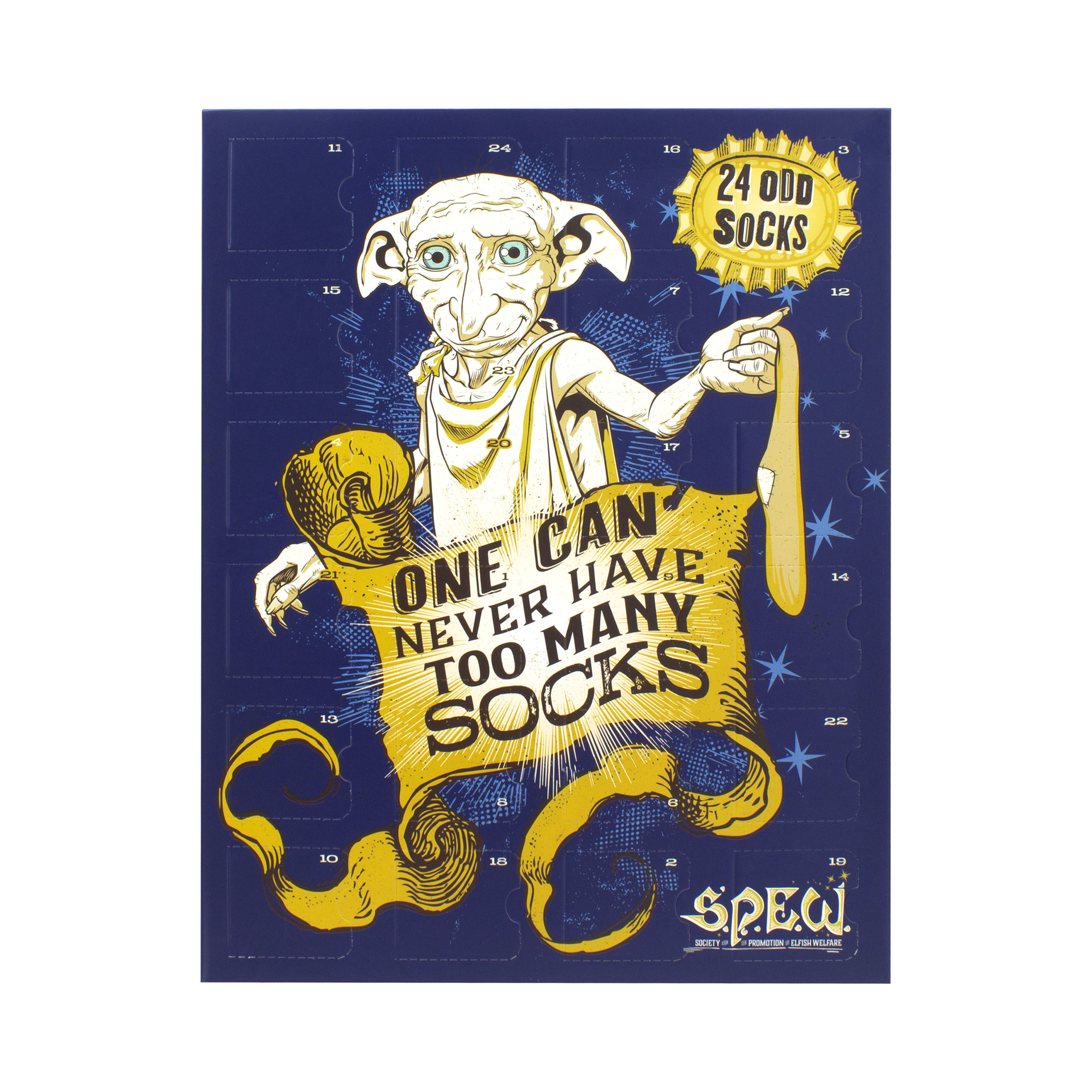 Harry Potter - Calendrier de l'Avent 24 chaussettes dépareillées de Dobby - flash vidéo