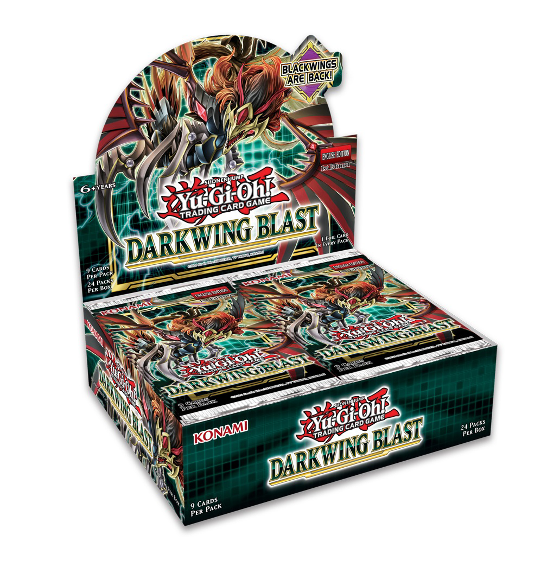 Yu-Gi-Oh! JCC - Display de Pack de Booster Darkwing Blast (24 Boosters) - flash vidéo