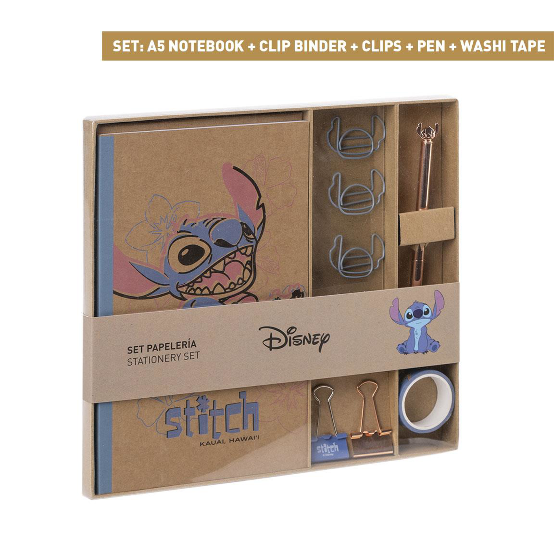 Disney - Set de papeterie Stitch - flash vidéo