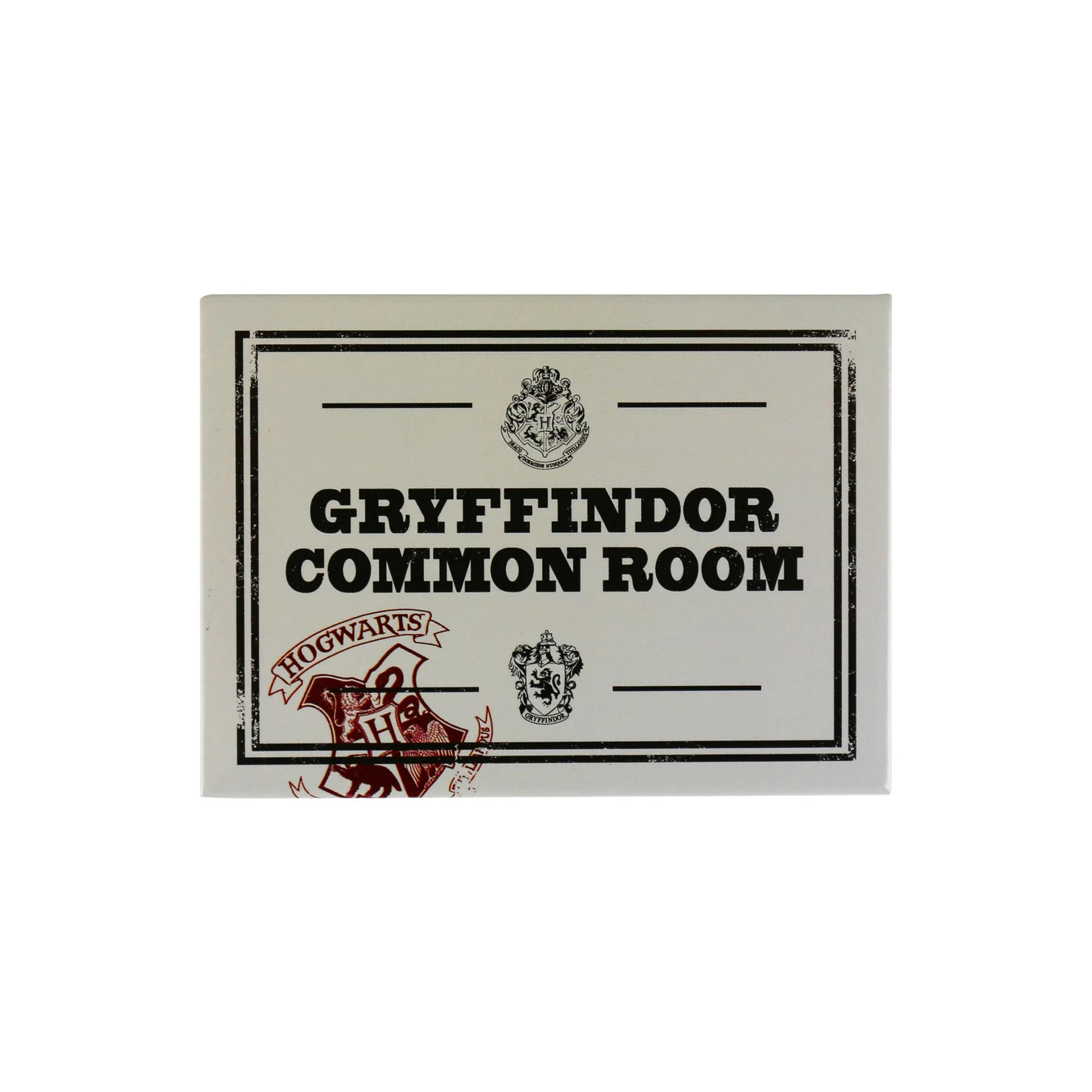 Harry Potter - Aimant en métal Salle commune de Gryffondor - flash vidéo