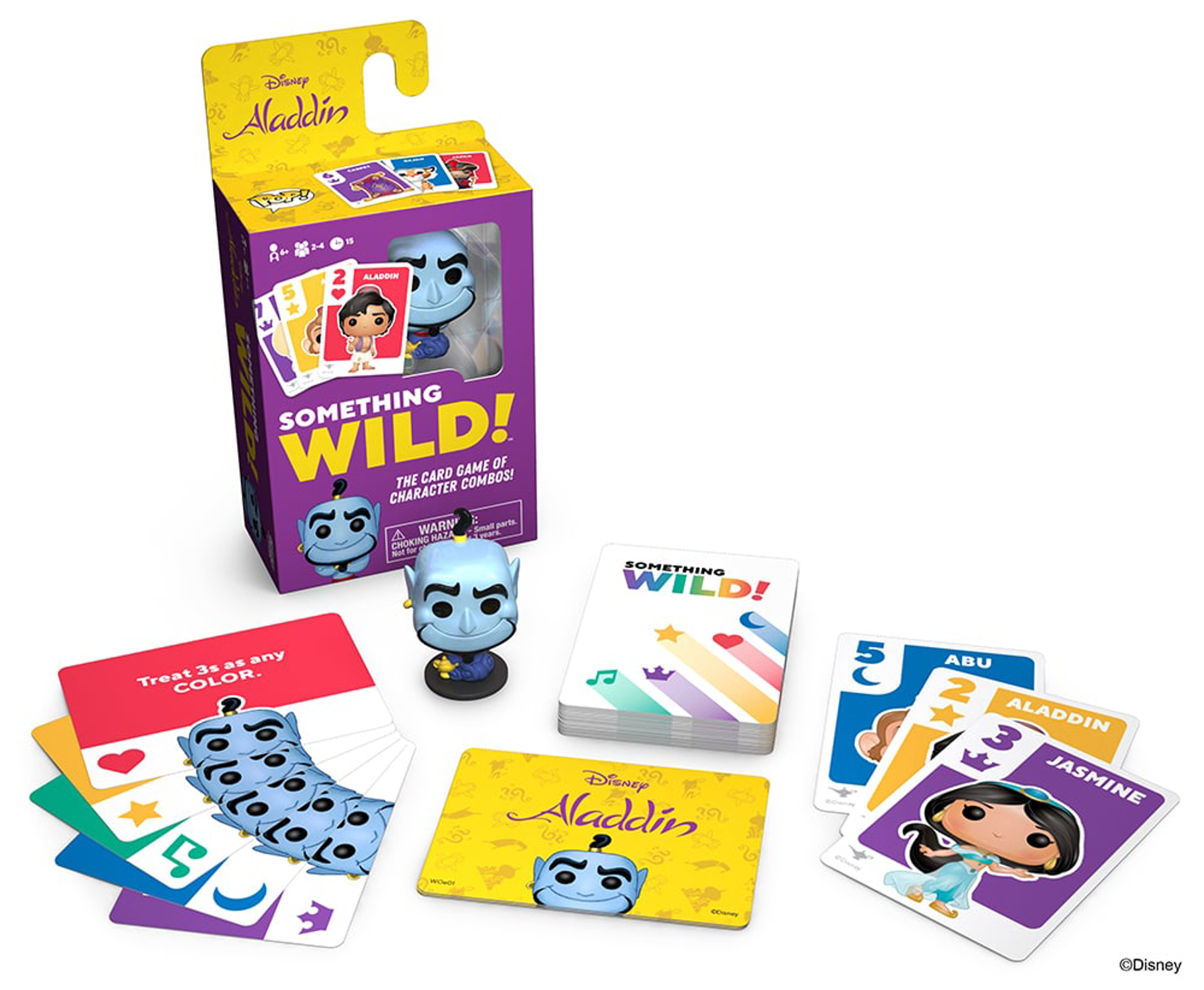 Funko Games Something Wild! Card Game: Disney Aladdin - Genie - flash vidéo
