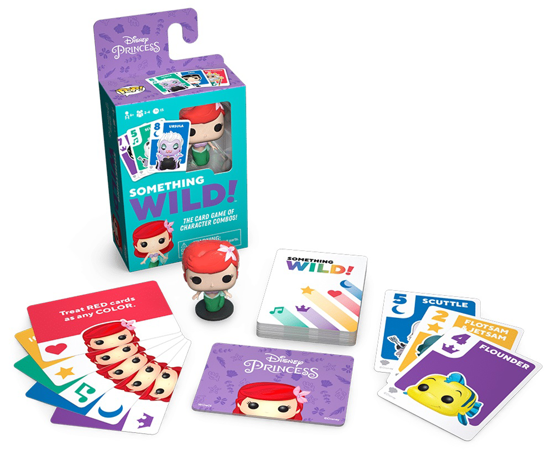 Funko Games Something Wild! Card Game: Disney Princess - Ariel - flash vidéo