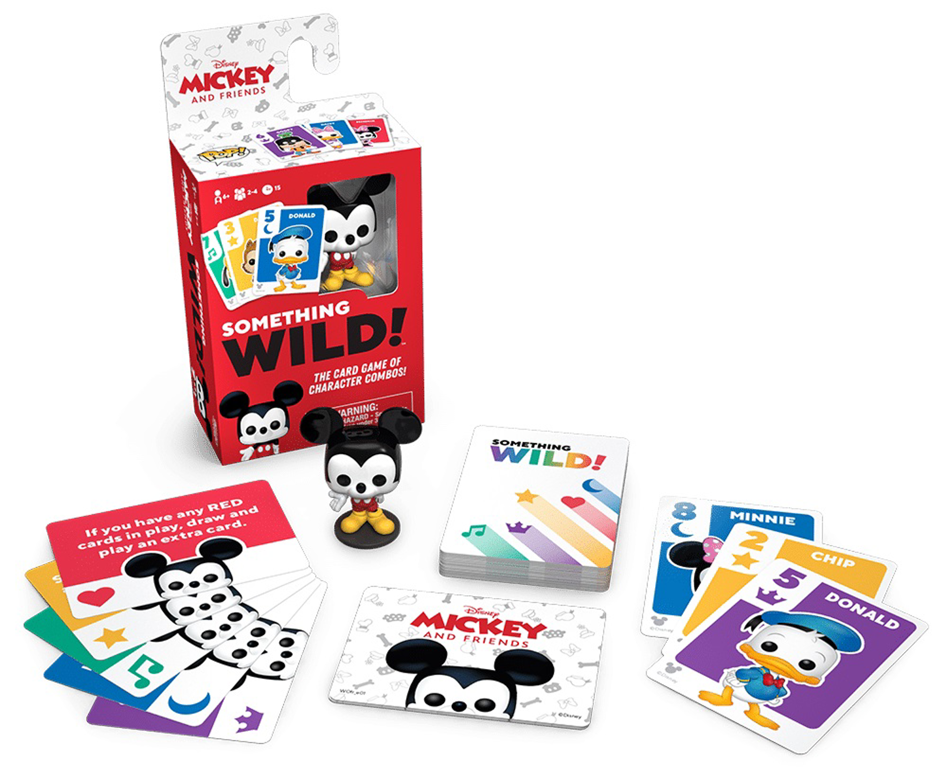 Funko Games Something Wild! Card Game: Disney Mickey & Friends - Mickey Mouse - flash vidéo