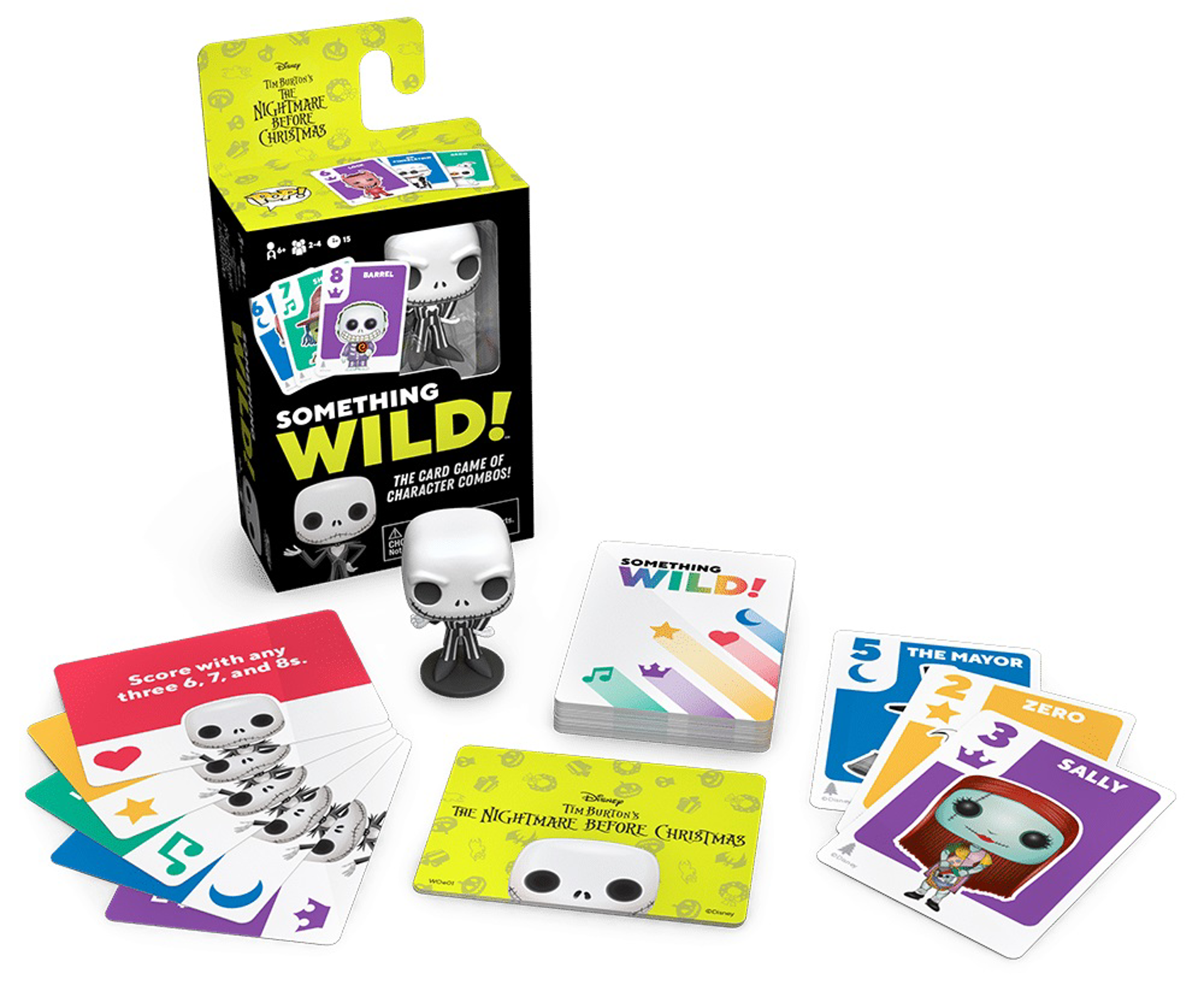 Funko Games Something Wild! Card Game: Disney The Nightmare Before Christmas - Jack Skellington - flash vidéo