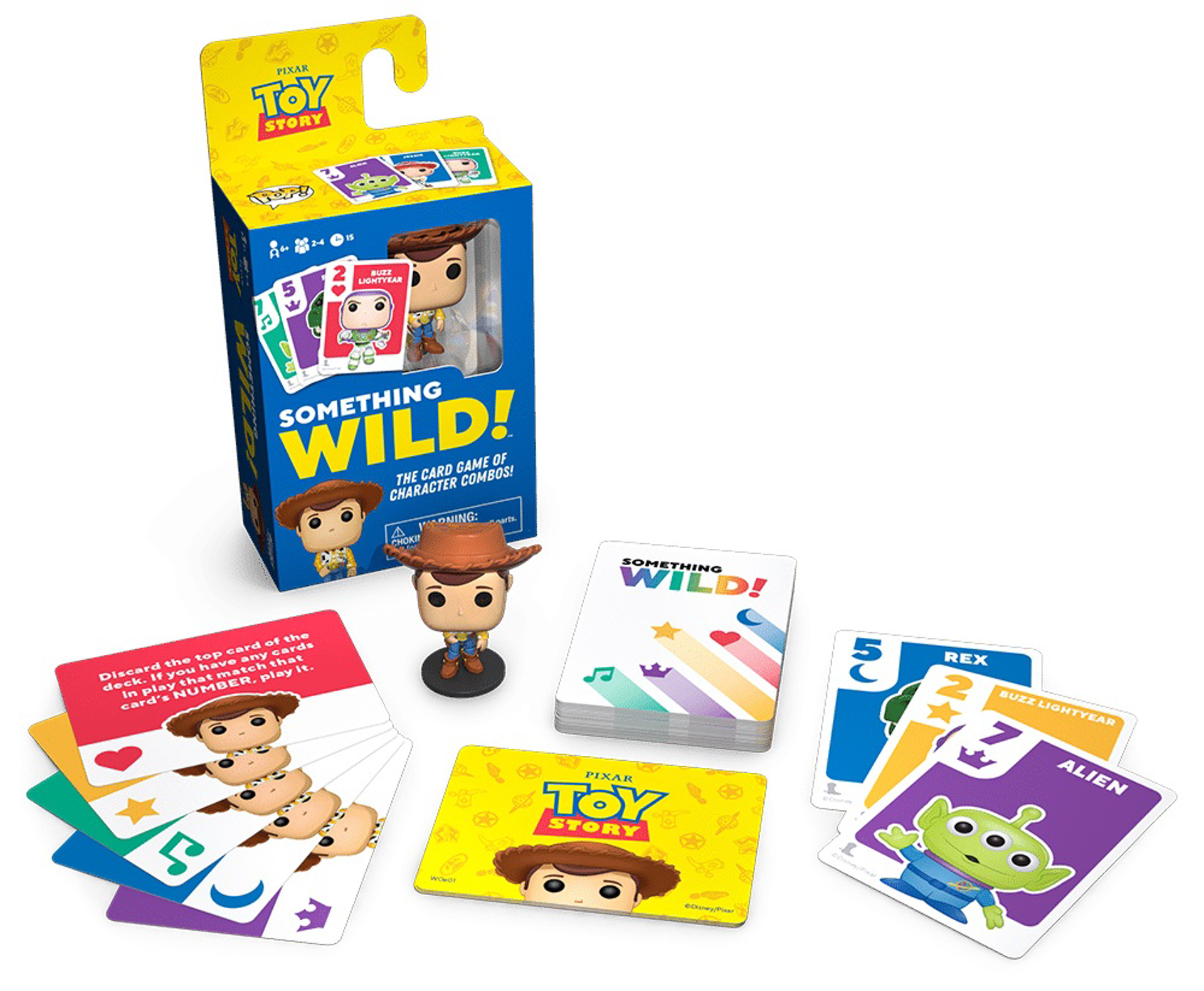 Funko Games Something Wild! Card Game: Disney Toy Story - Woody - flash vidéo