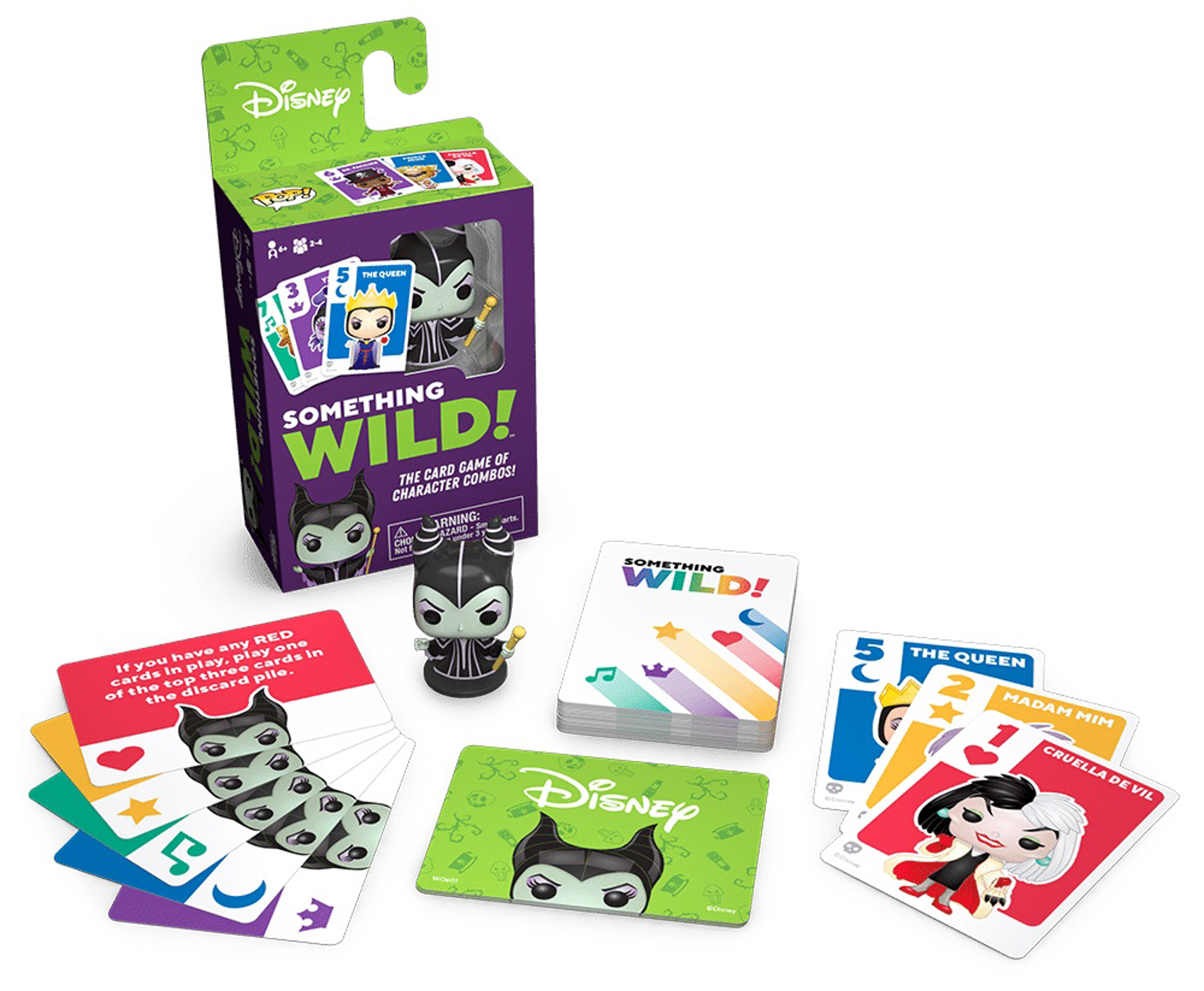 Funko Games Something Wild! Card Game: Disney Villains - Maleficent - flash vidéo