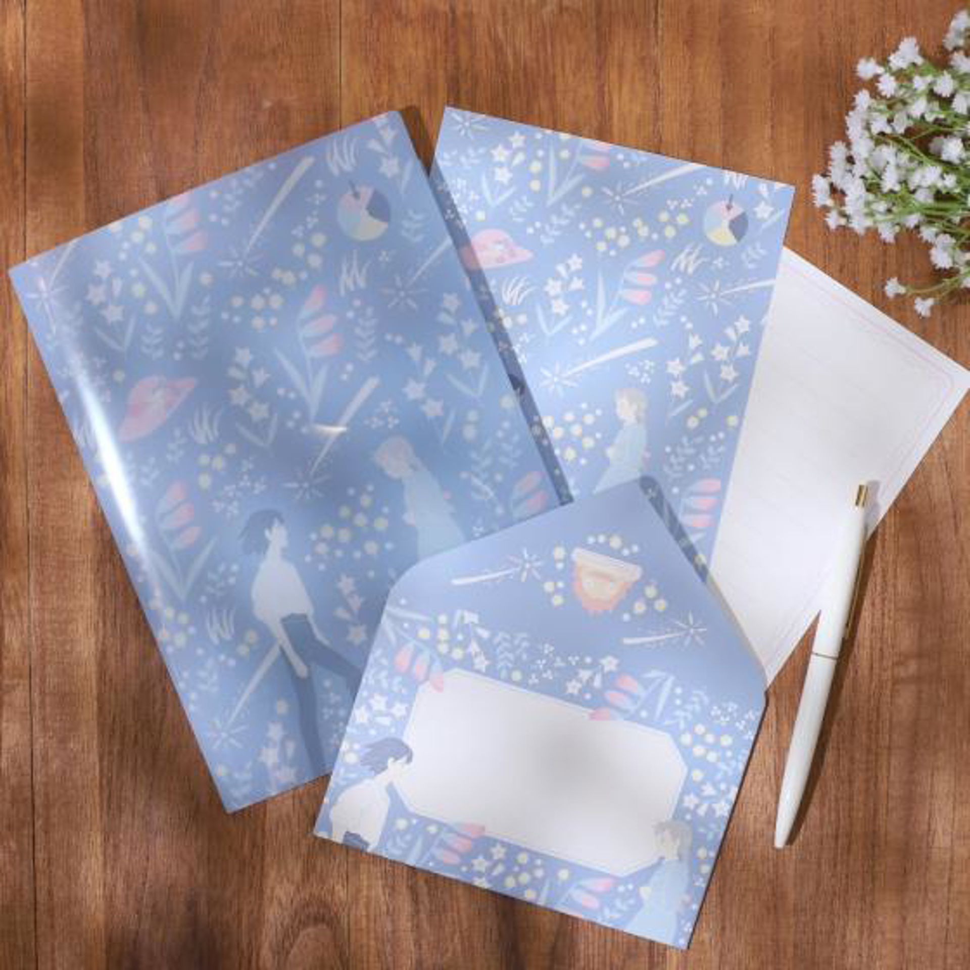 Ghibli - Le Château Ambulant - Papier à lettres et chemise Sophie et Hauru - flash vidéo