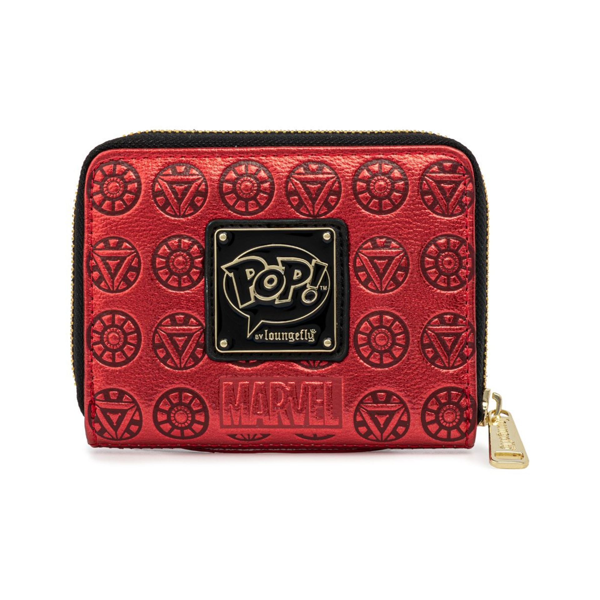 Loungefly: Pop! Marvel - Iron Man Head Zip Around Wallet - flash vidéo